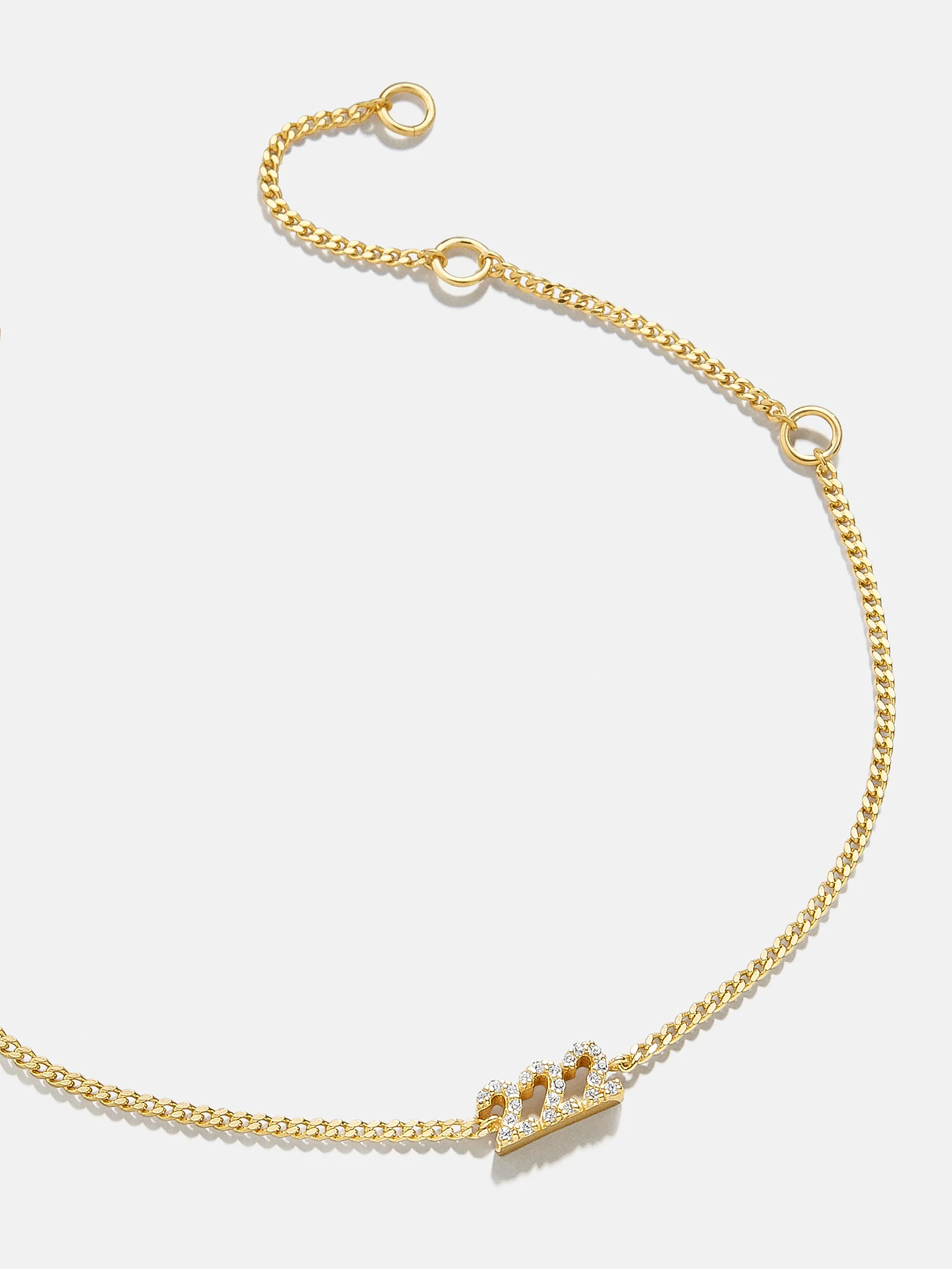 14K Gold Custom Angel Number Bracelet - Image 6