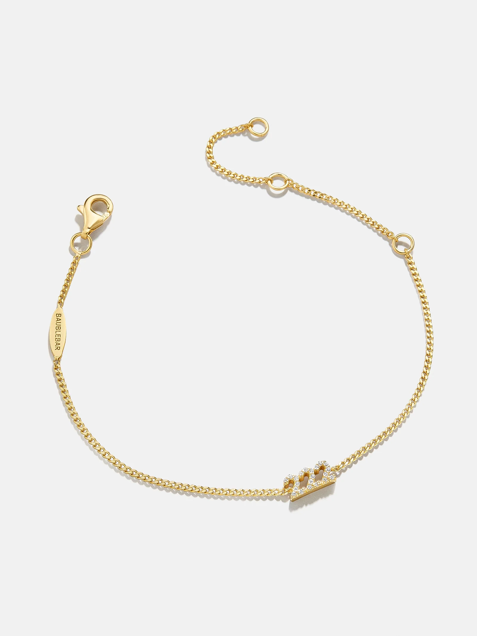 14K Gold Custom Angel Number Bracelet - Image 8