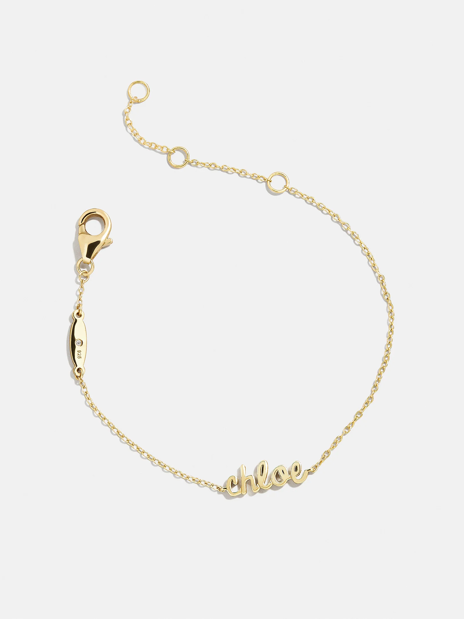 14K Gold Custom Nameplate Bracelet - 14K Gold - Image 3