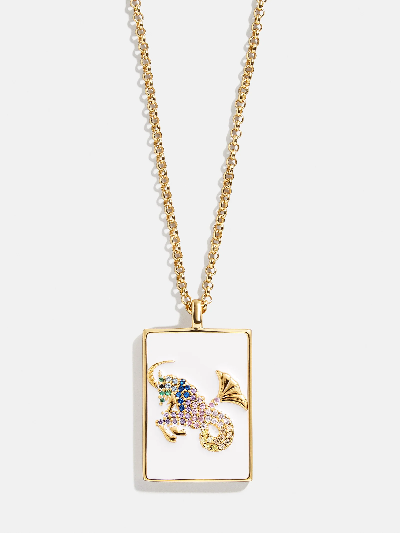 Reversible 18K Gold Zodiac Pendant Necklace - Capricorn - Image 7