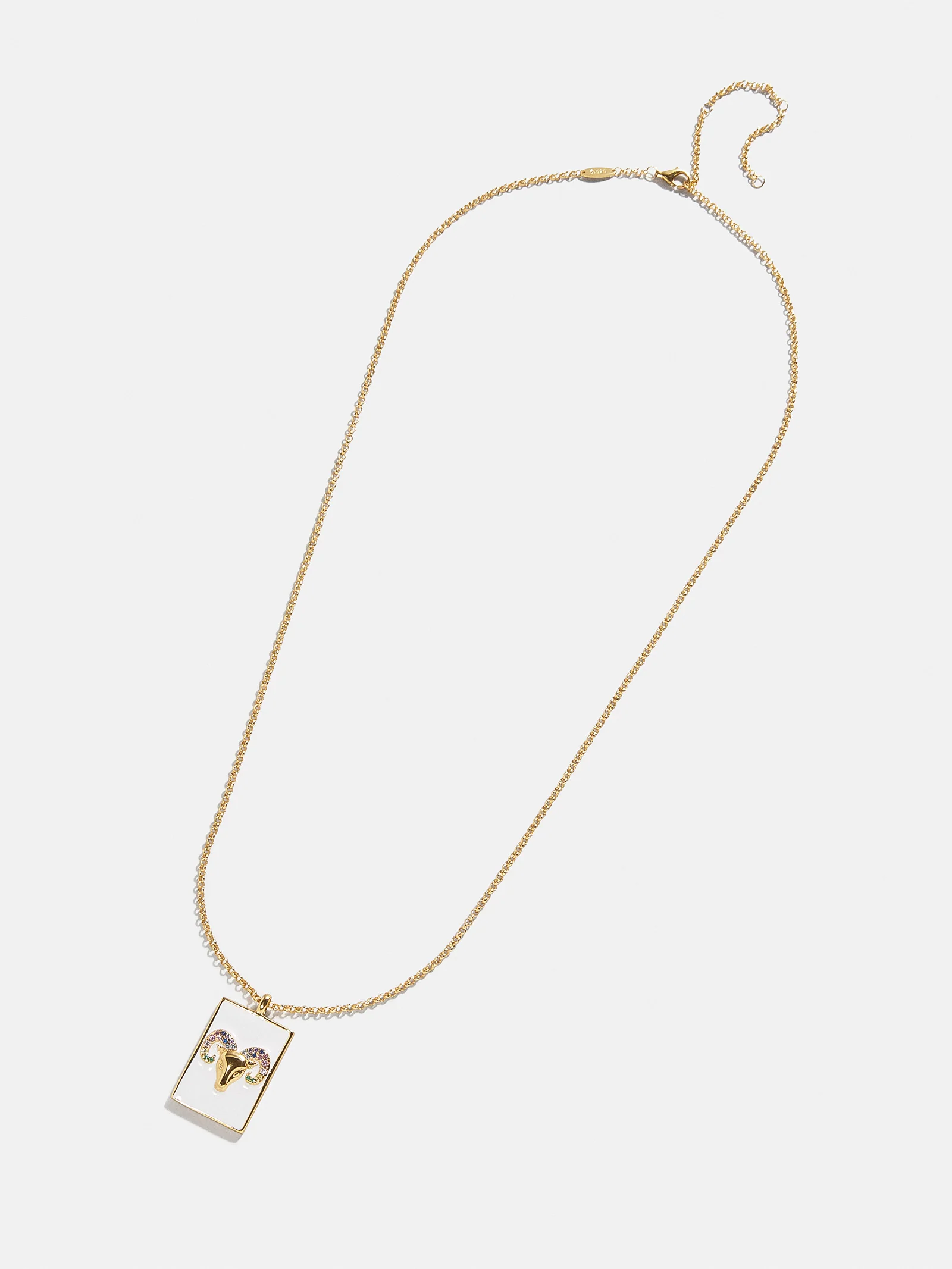 Reversible 18K Gold Zodiac Pendant Necklace - Pisces - Image 8