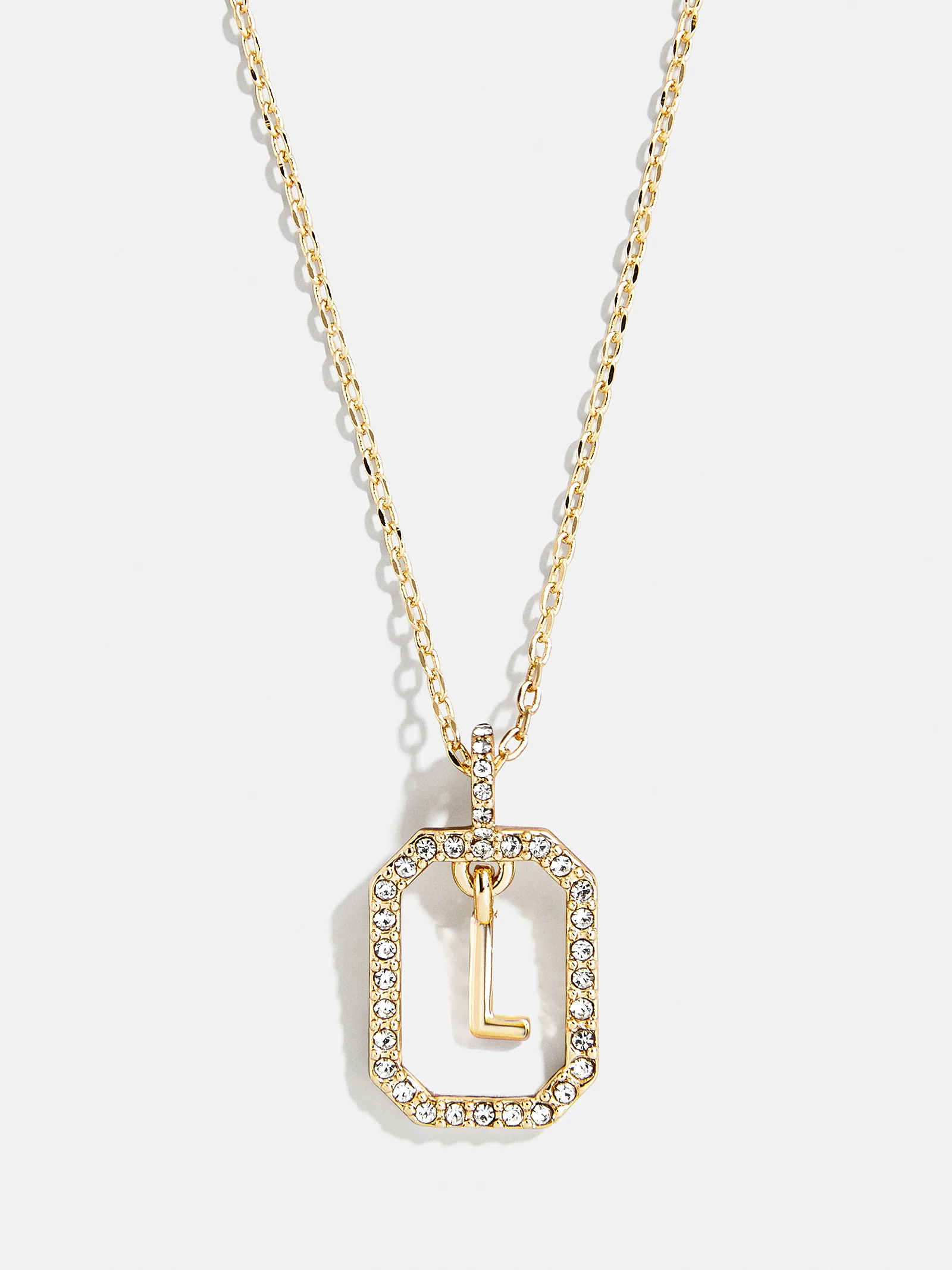 Alicia Initial Necklace - Gold/Pavé - Image 14