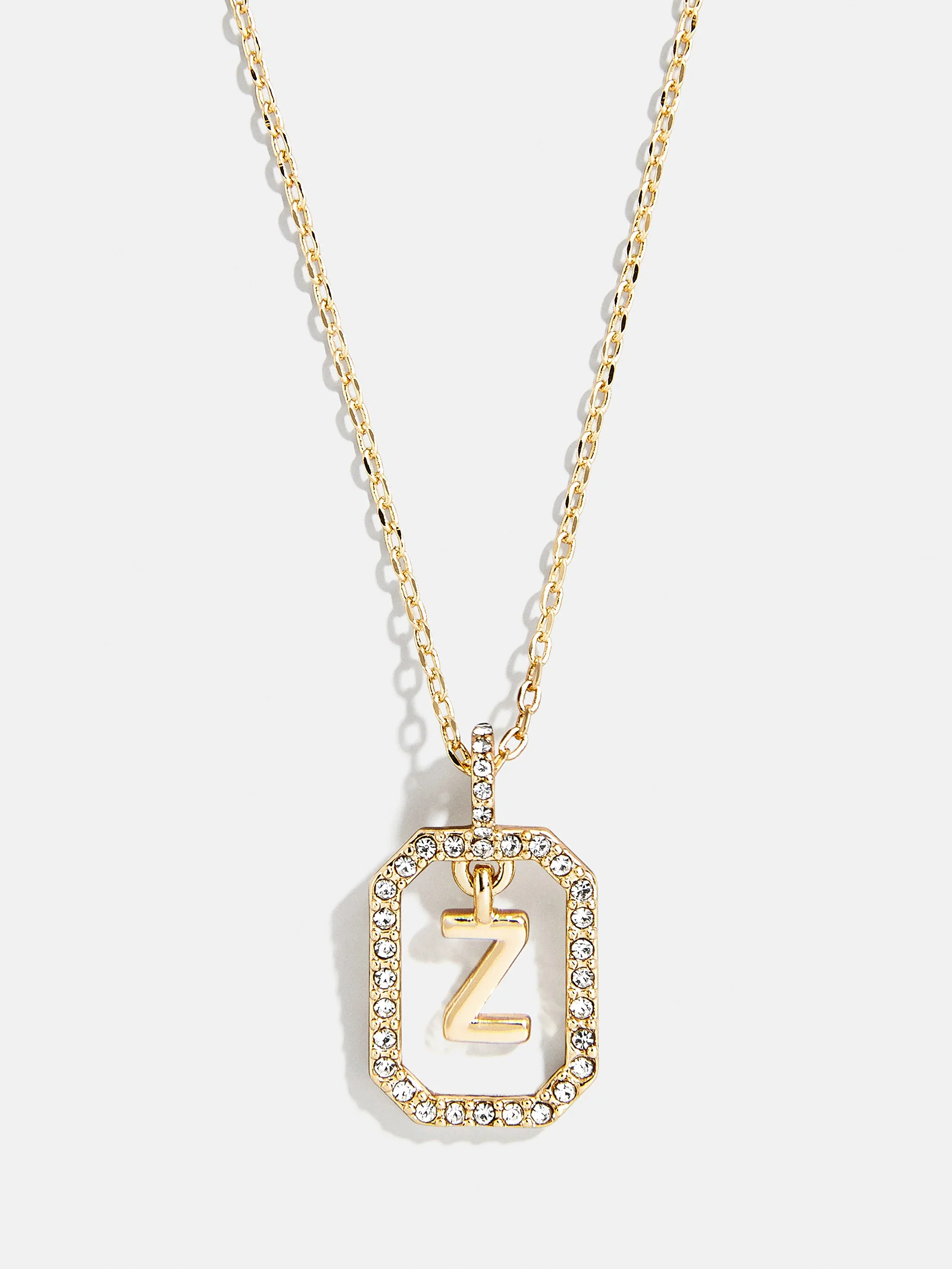 Alicia Initial Necklace - Gold/Pavé - Image 24
