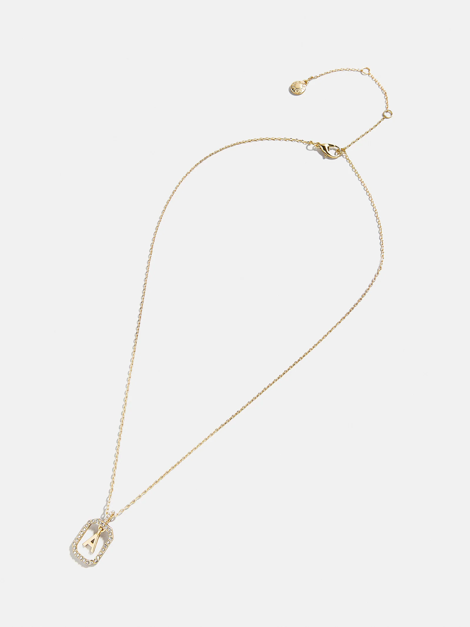 Alicia Initial Necklace - Gold/Pavé - Image 26