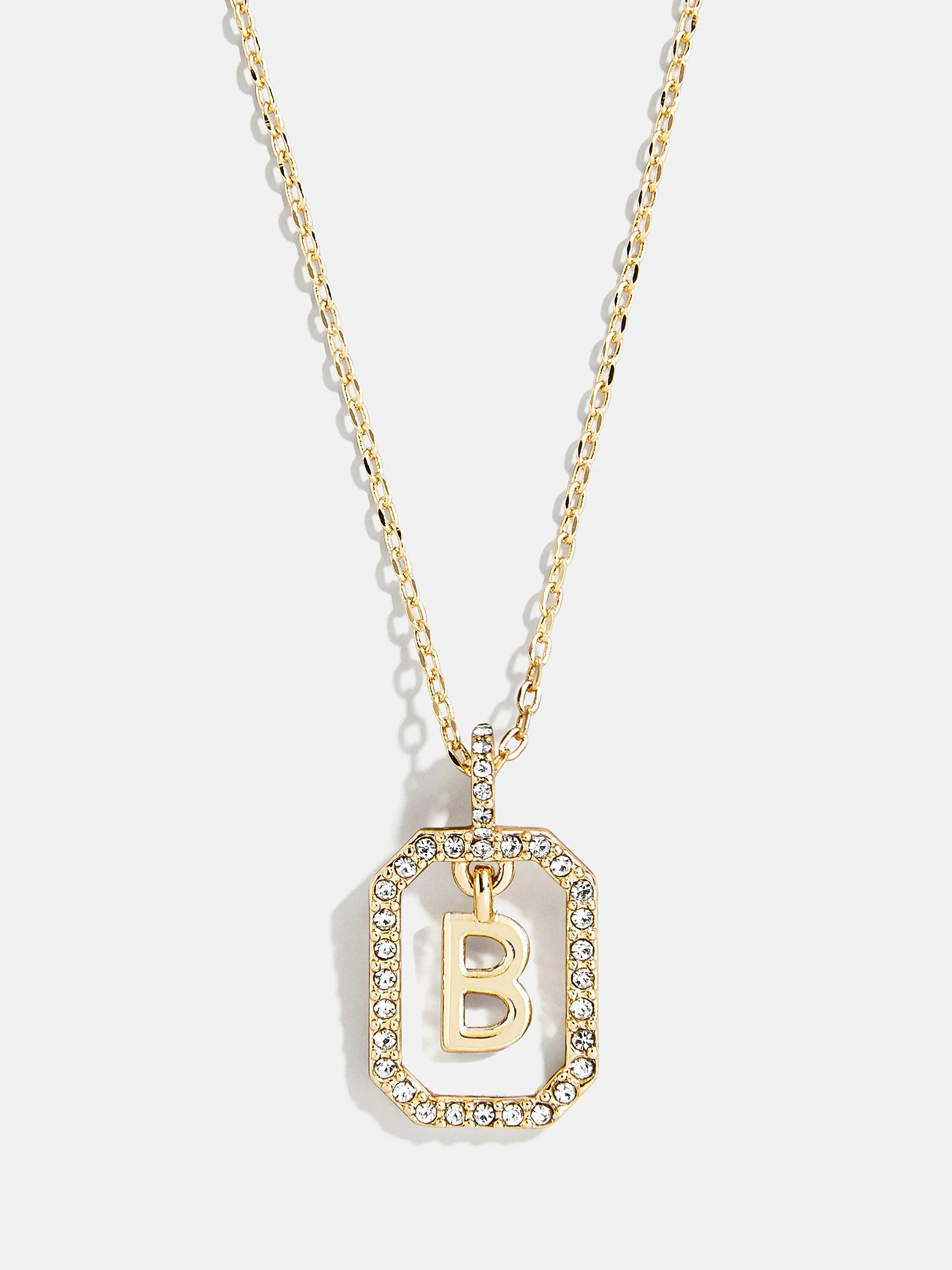 Alicia Initial Necklace - Gold/Pavé - Image 4