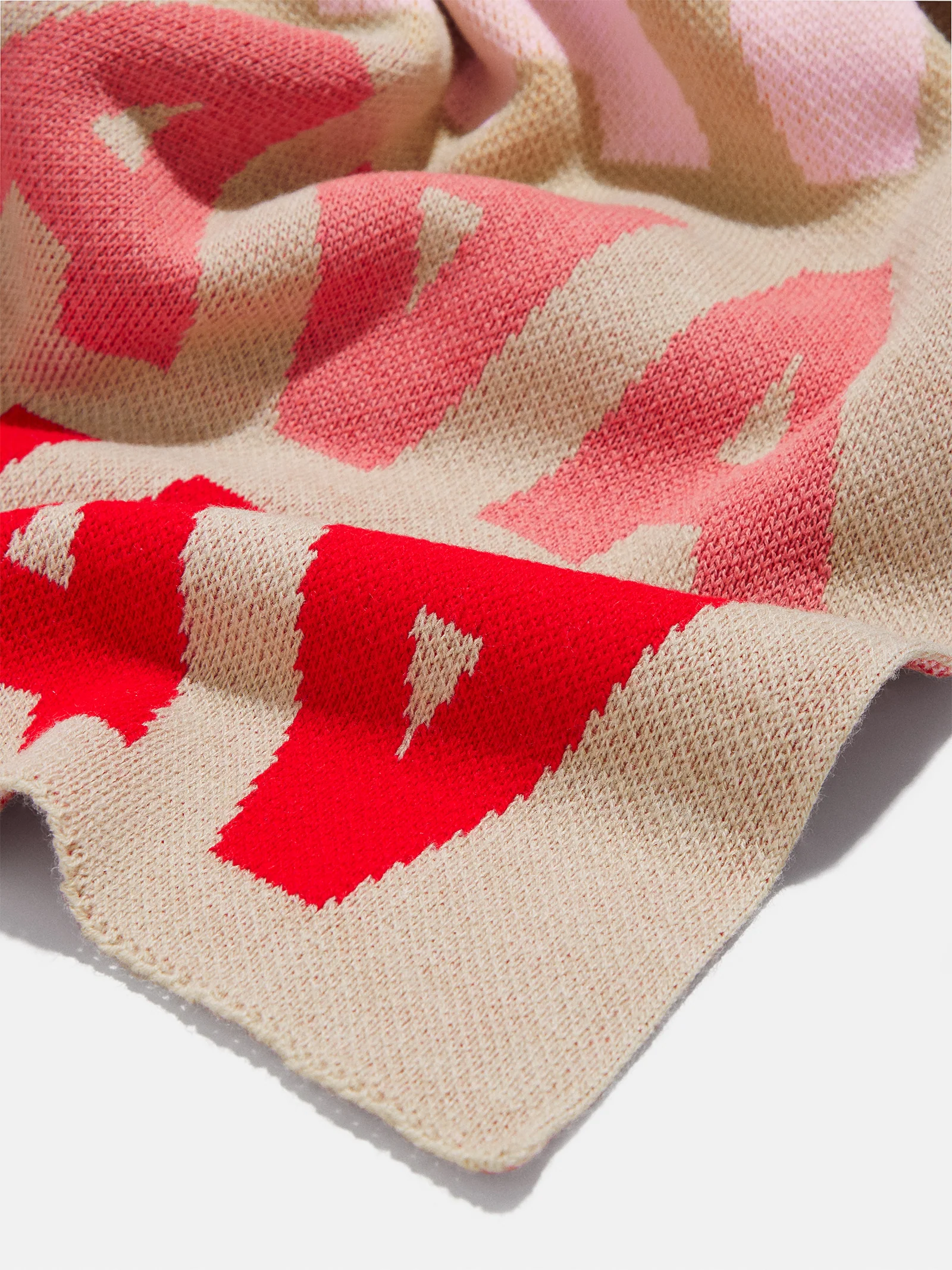 Ombre Initial Custom Blanket - Beige/Multi - Image 4