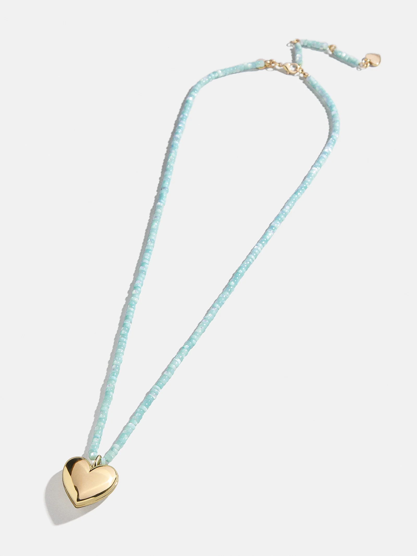 Millie Bubble Heart Necklace - Turquoise - Image 3