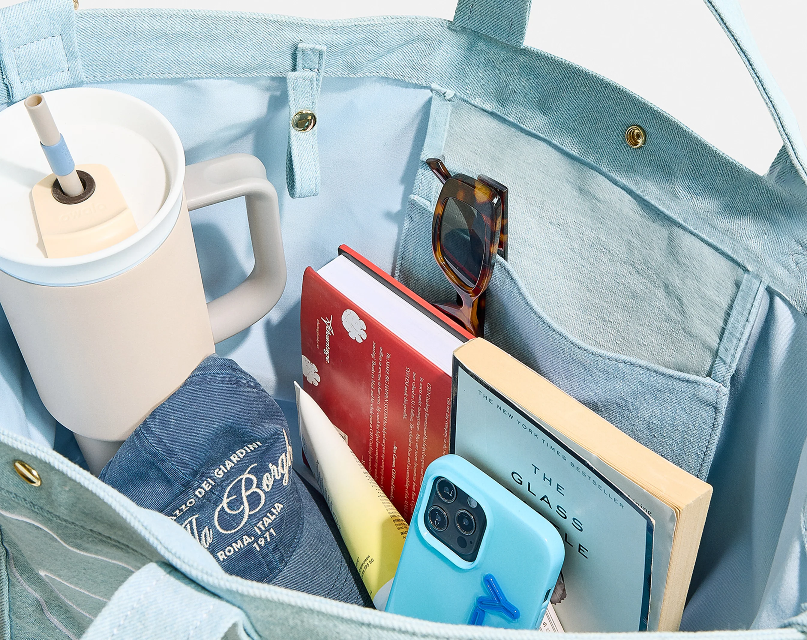 Custom Alpha Tote - Blue Denim - Image 101