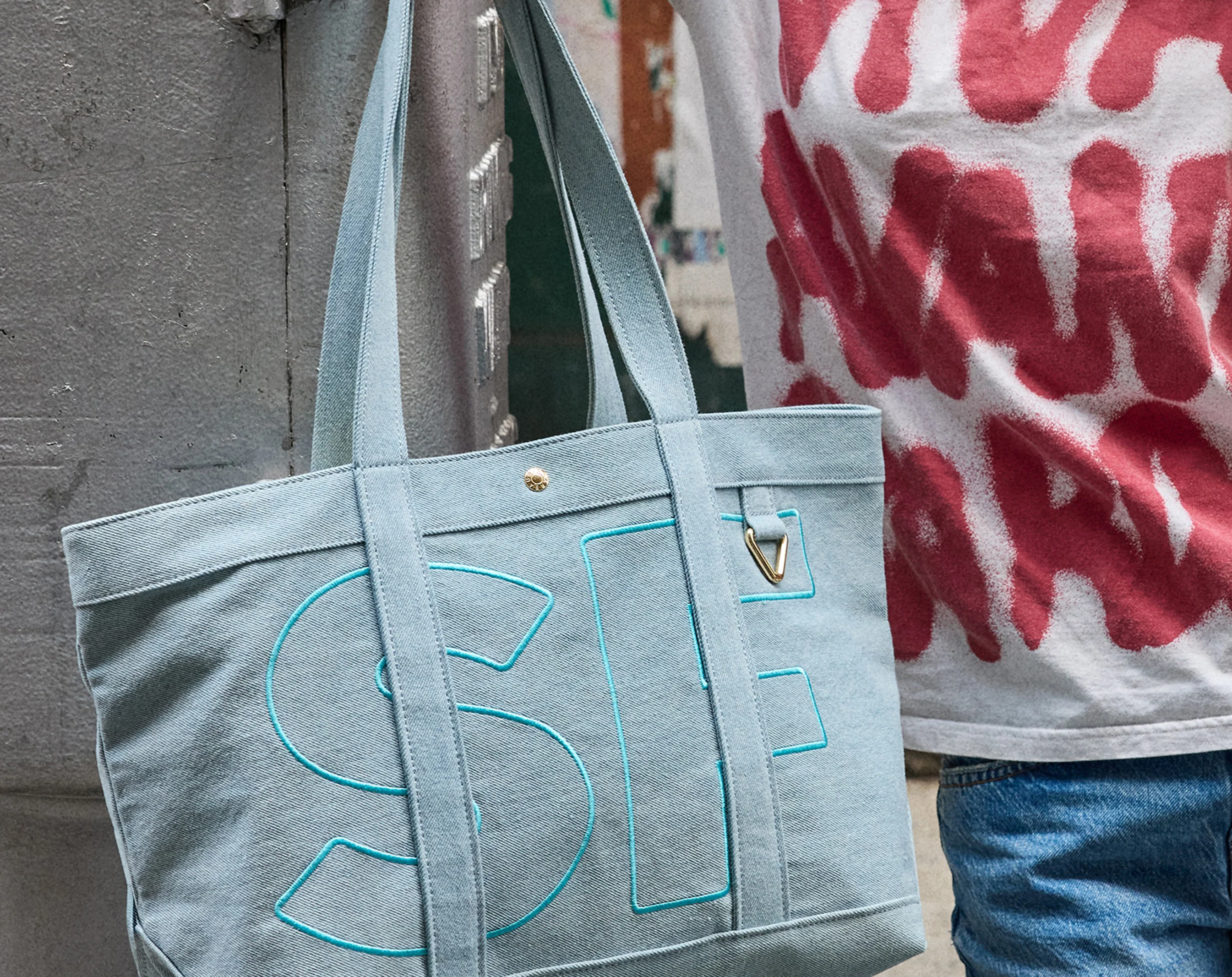 Custom Alpha Tote - Blue Denim - Image 117