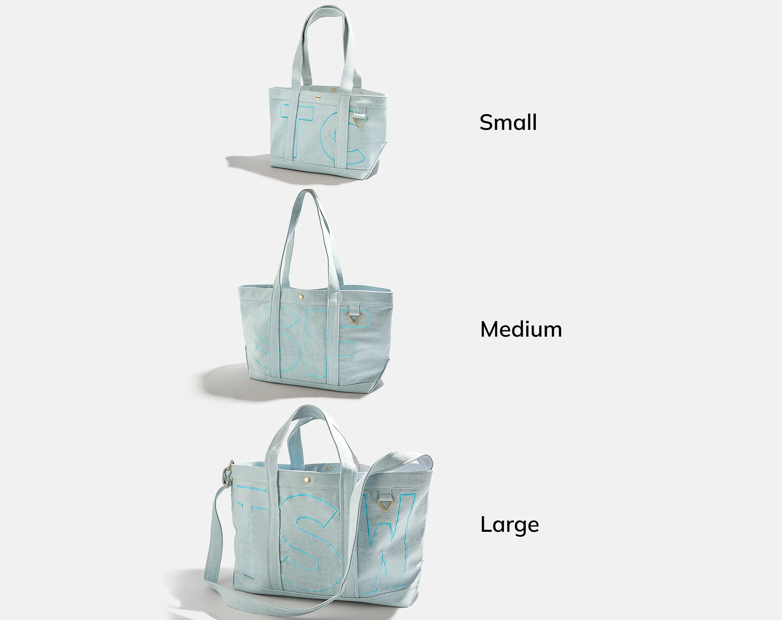 Custom Alpha Tote - Blue Denim - Image 122