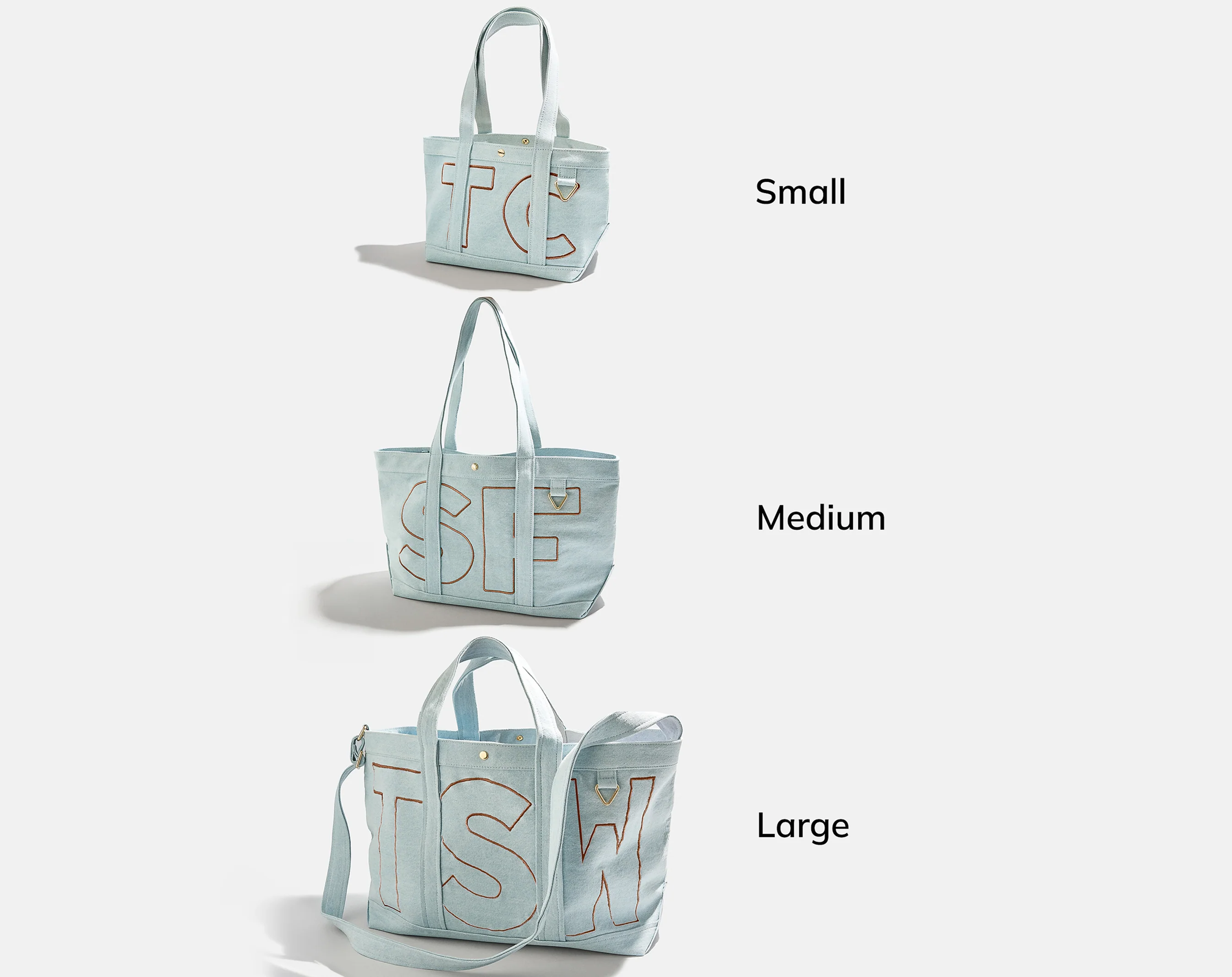 Custom Alpha Tote - Blue Denim - Image 32