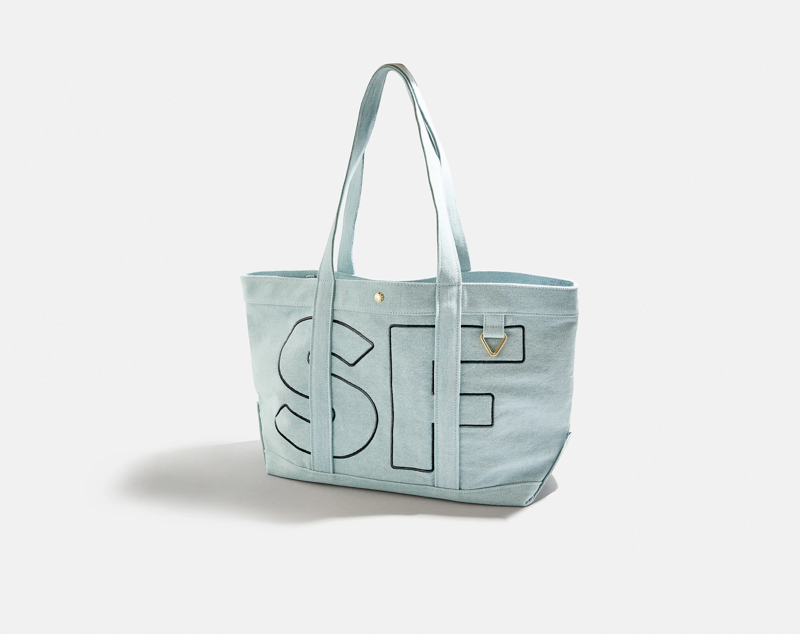 Custom Alpha Tote - Blue Denim - Image 6