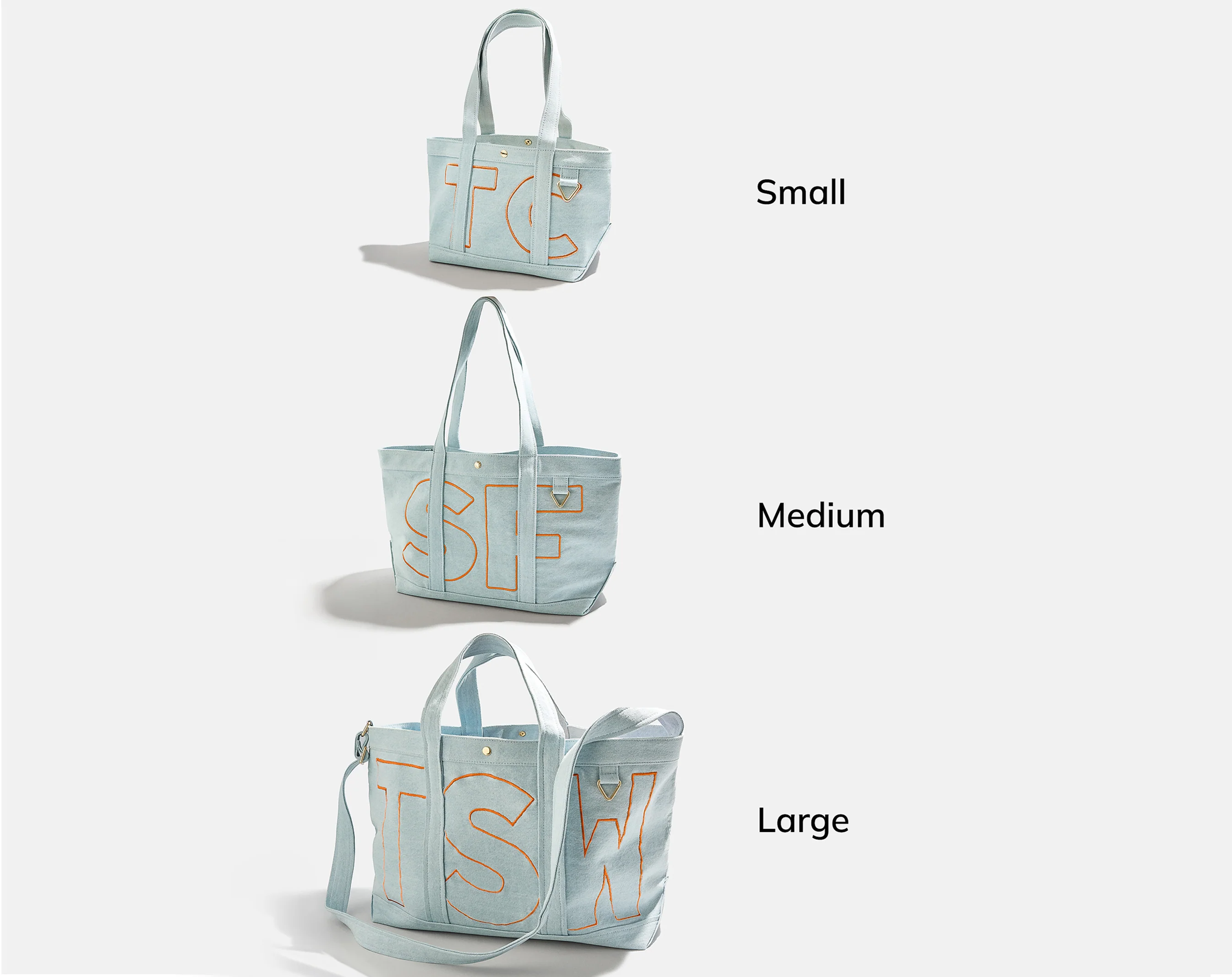 Custom Alpha Tote - Blue Denim - Image 82