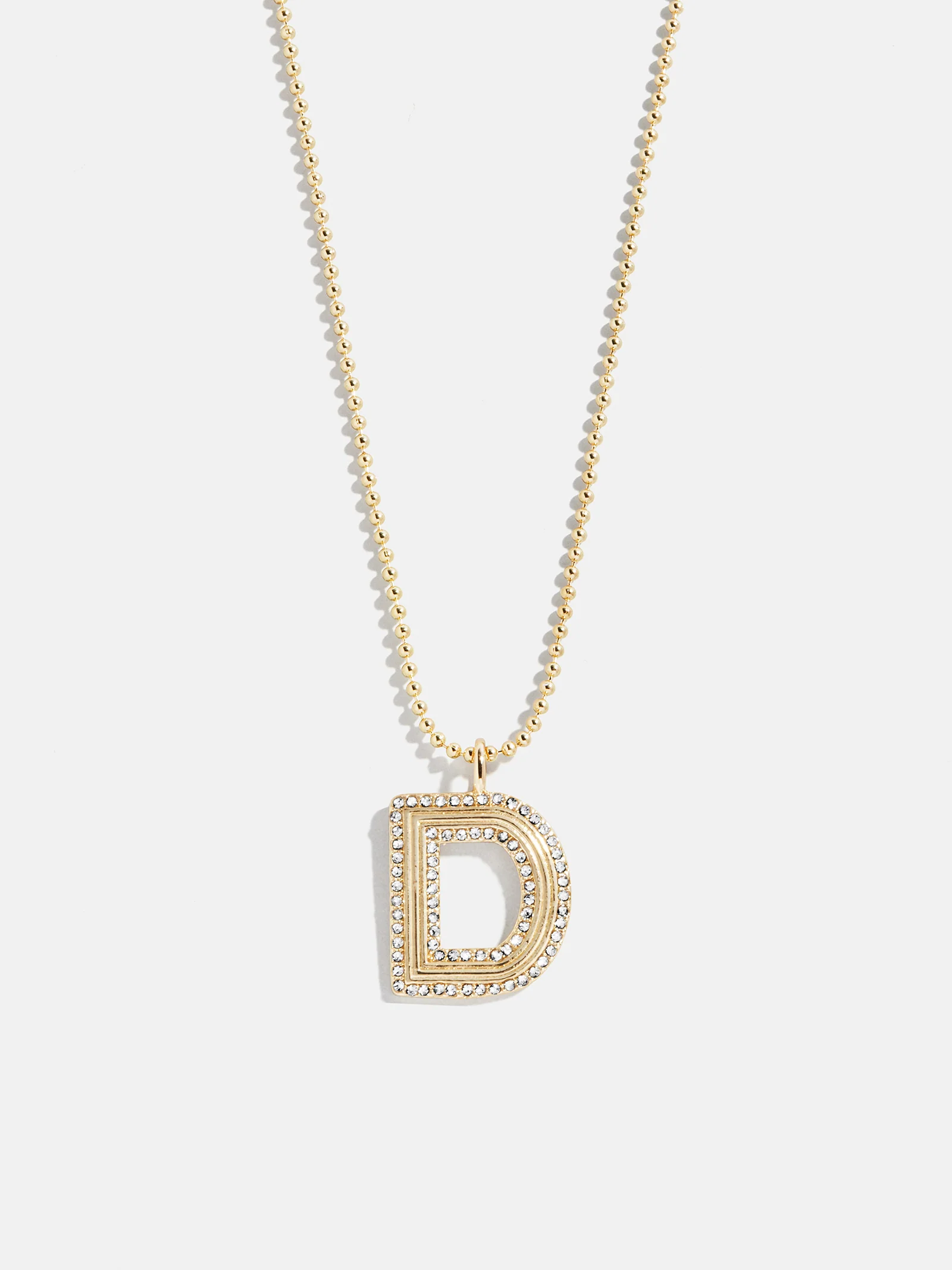 Arianna Initial Necklace - Gold/Pavé - Image 6