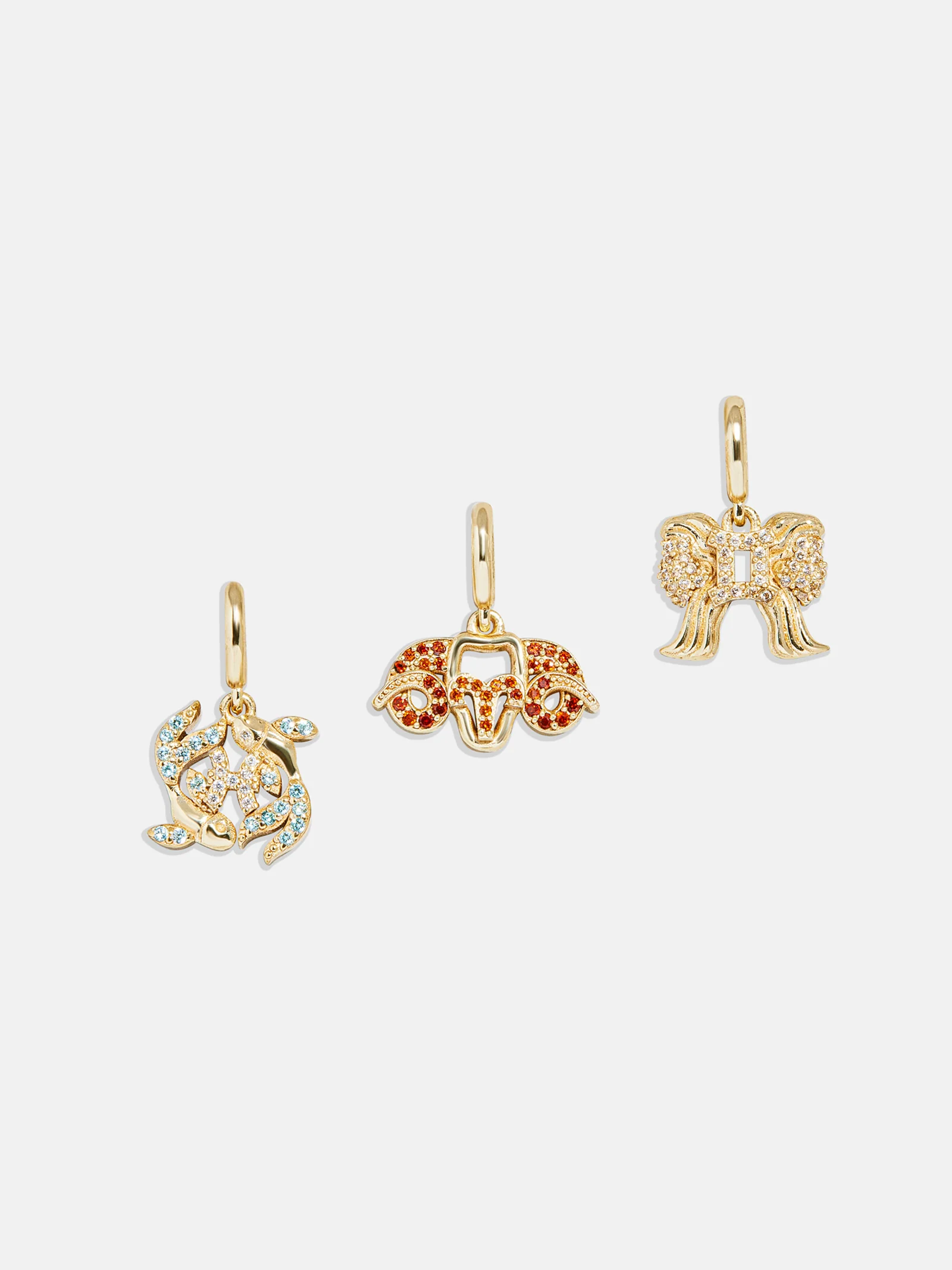 Pavé Zodiac Cluster Charm - Aries