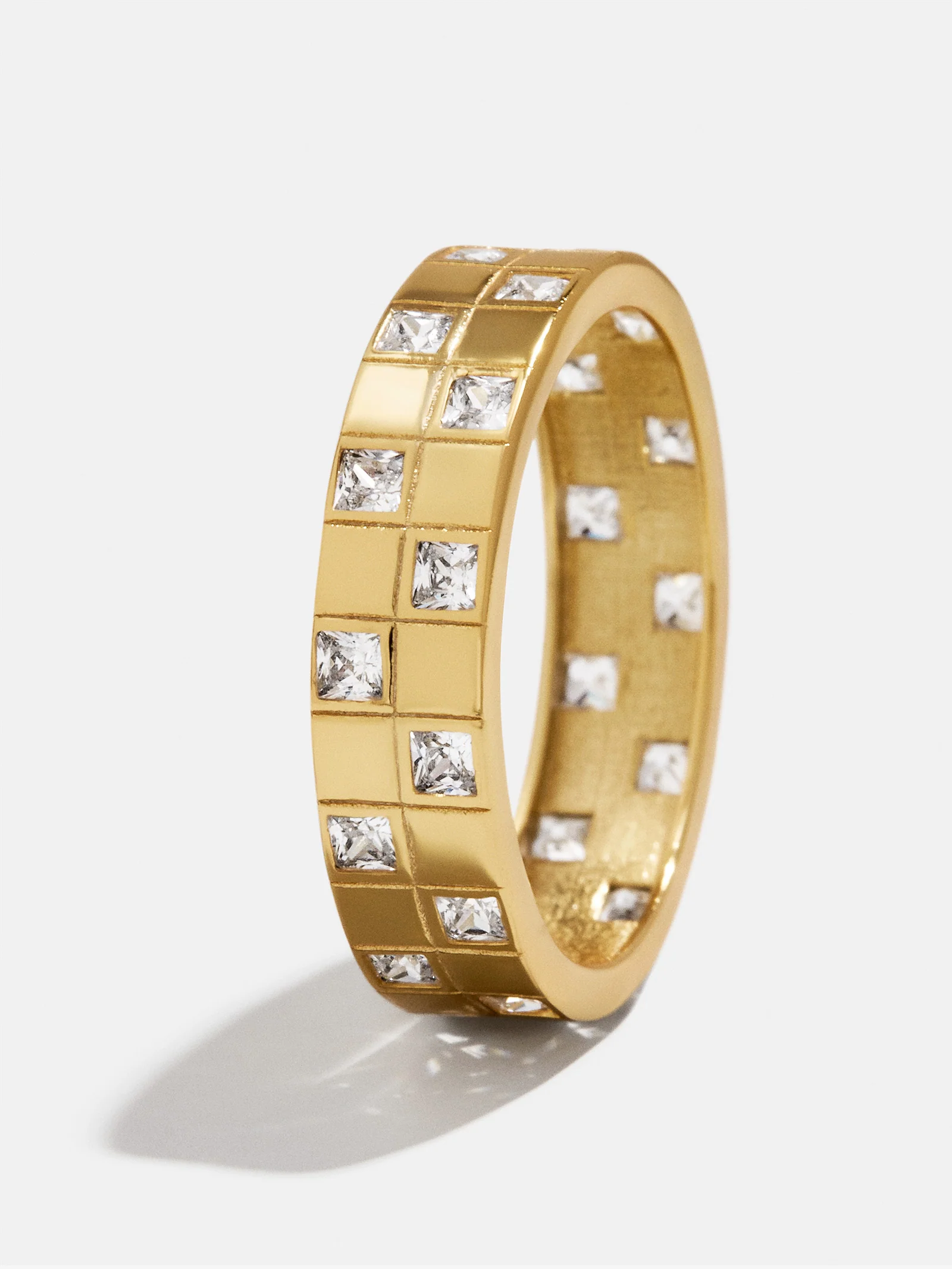 18K Gold Lucia Ring - Gold/Pavé - Image 3