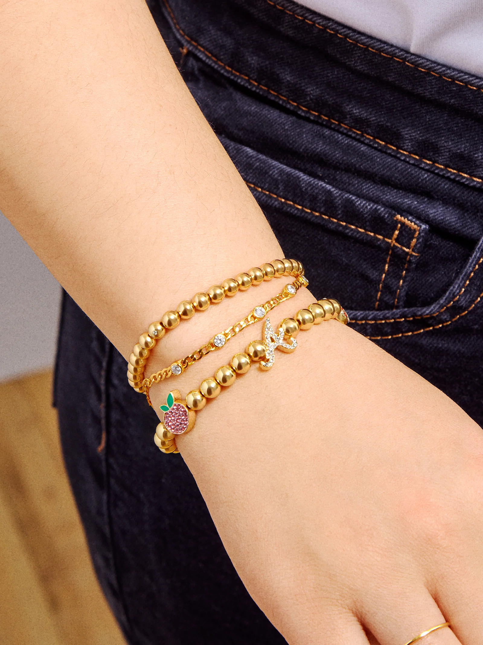 MLB Pisa Charm Bracelet - Atlanta Braves - Image 4