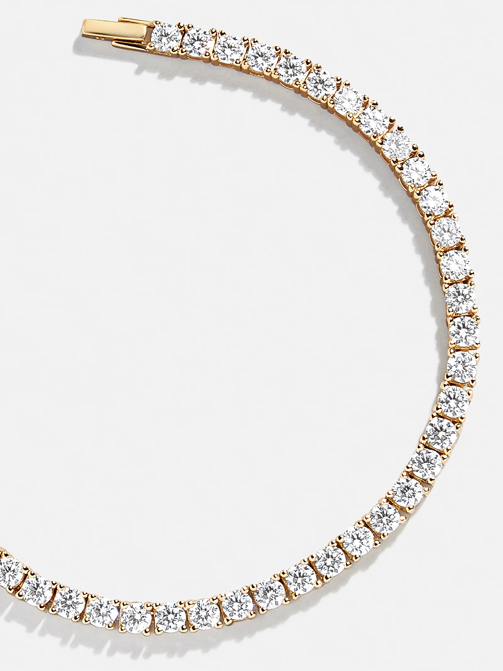 Billie 18K Gold Tennis Bracelet  - 18K Gold Plated Sterling Silver - Image 11