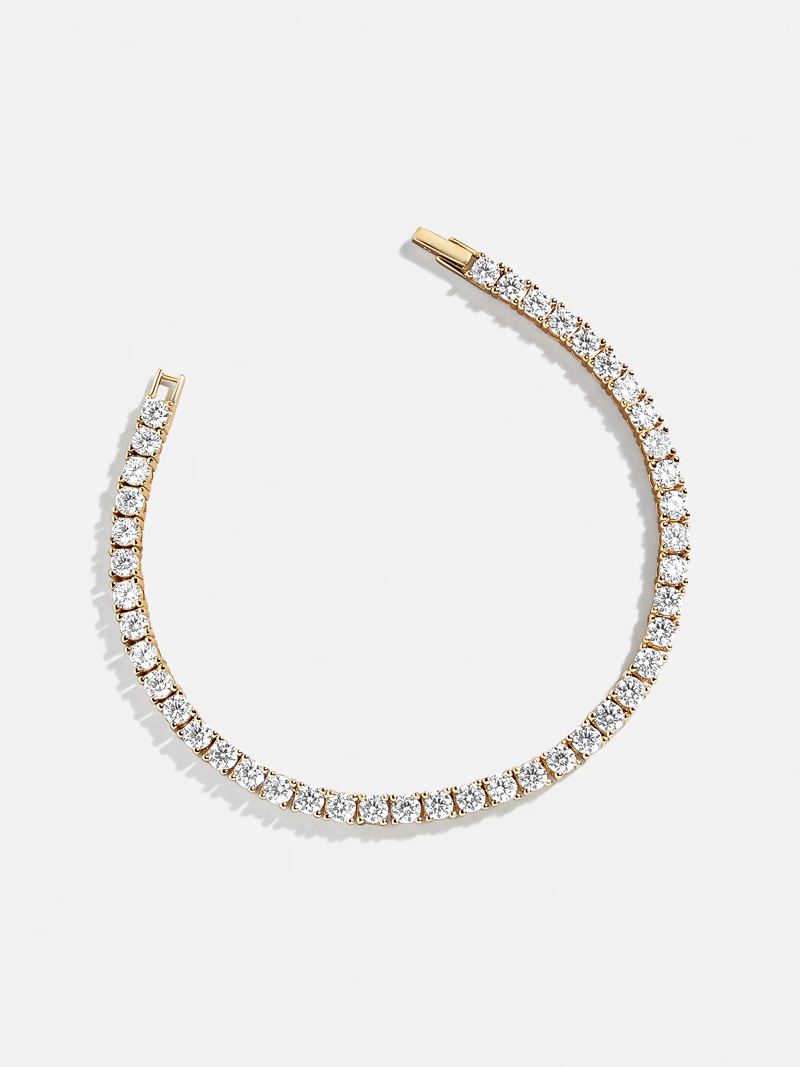 Billie 18K Gold Tennis Bracelet  - 18K Gold Plated Sterling Silver - Image 13