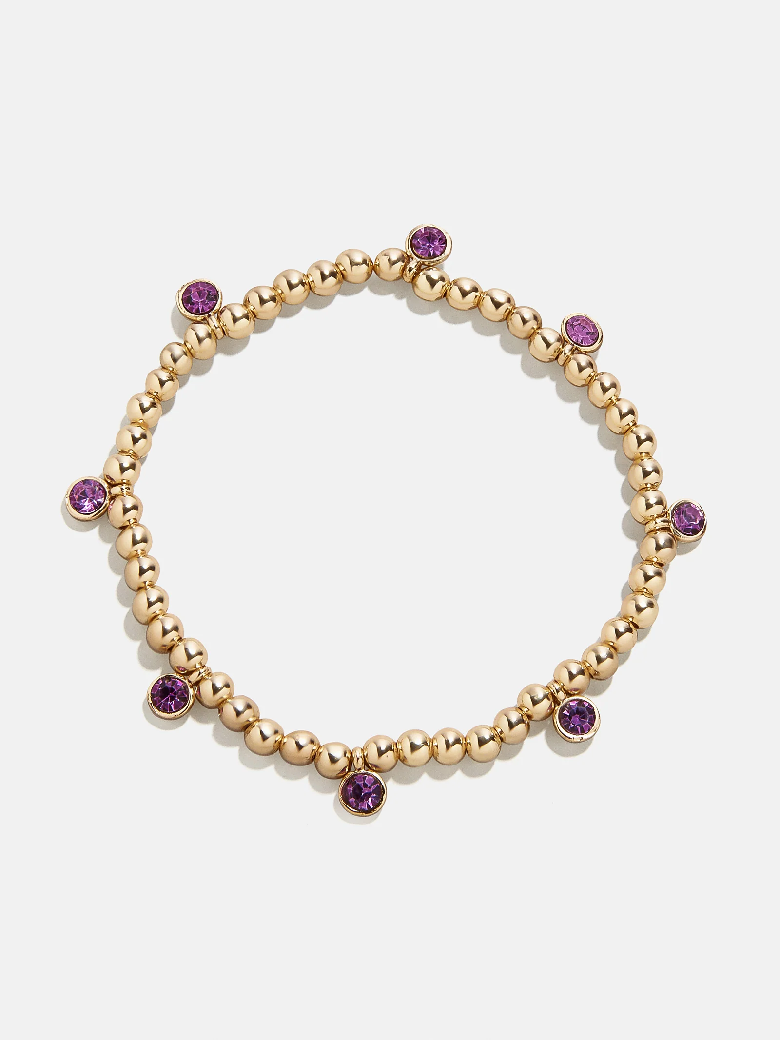 Birthstone Pisa Bracelet - Amethyst - Image 3