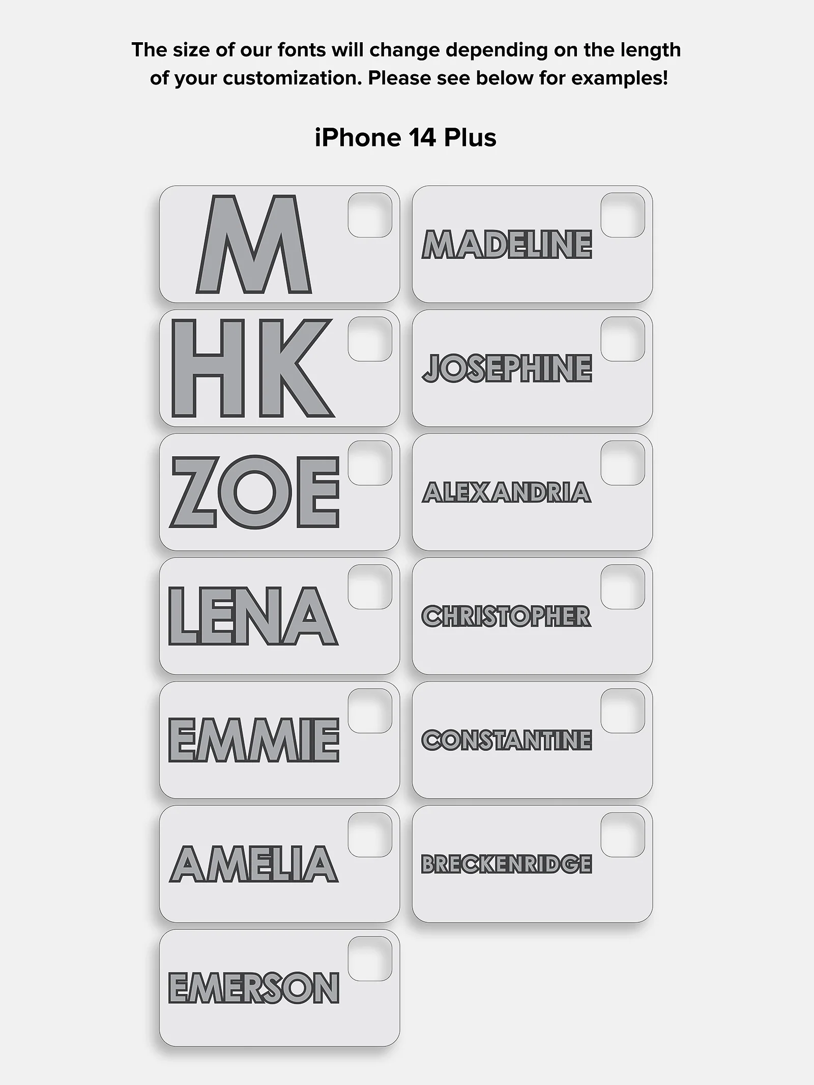 Block Font Custom iPhone Case - Beige/Brown - Image 18