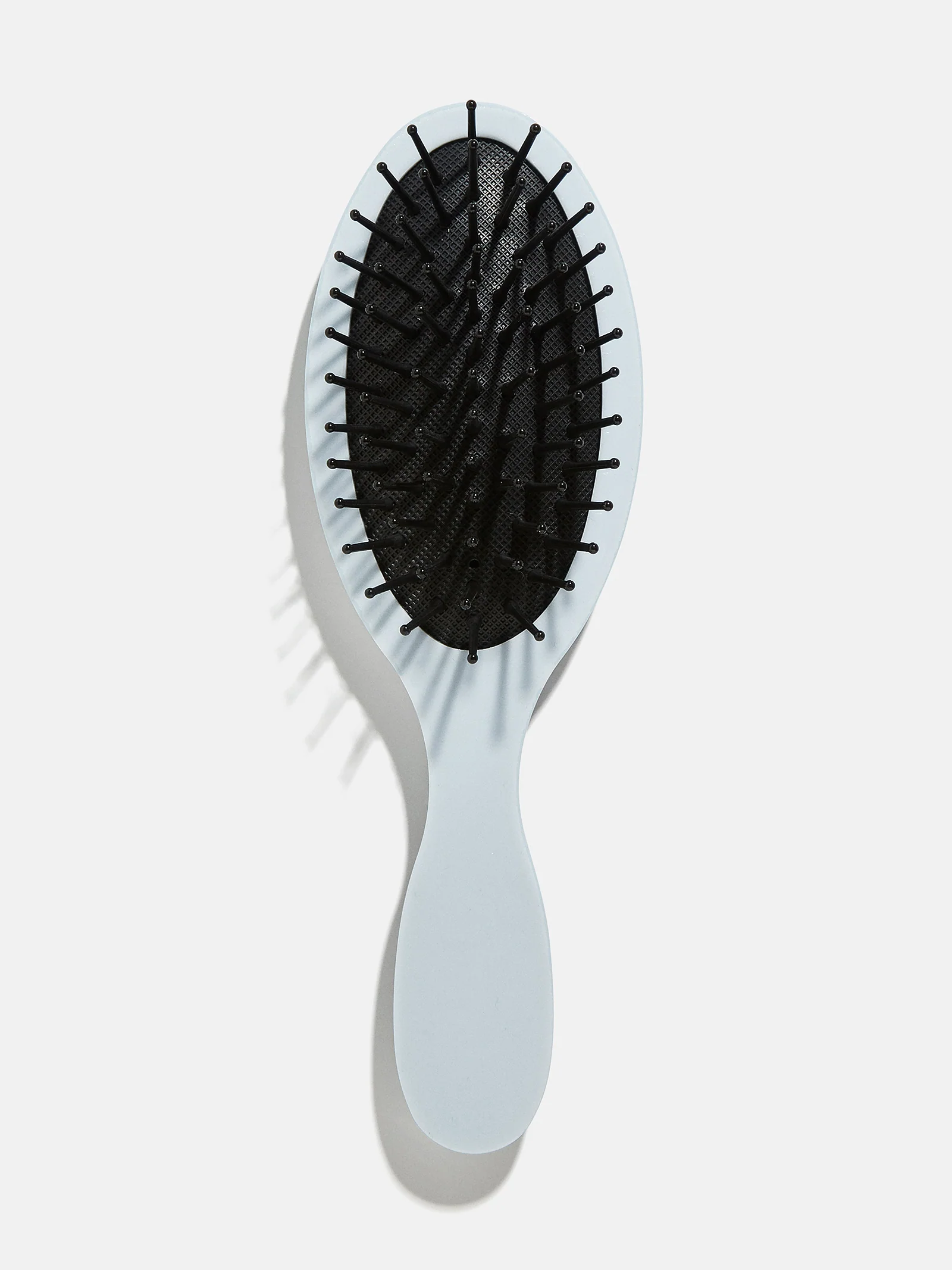 Mini Block Font Custom Hair Brush - Pale Blue/Cobalt Blue - Image 3