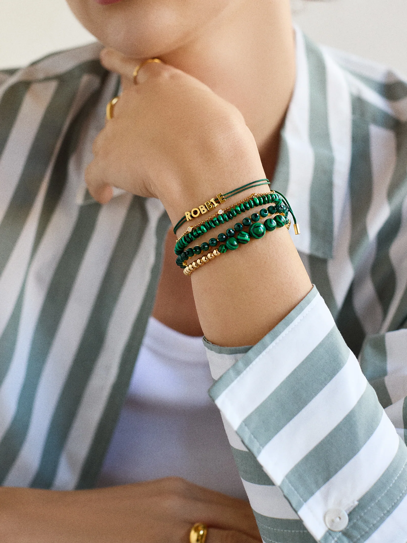 Brielle Bracelet - Green - Image 2