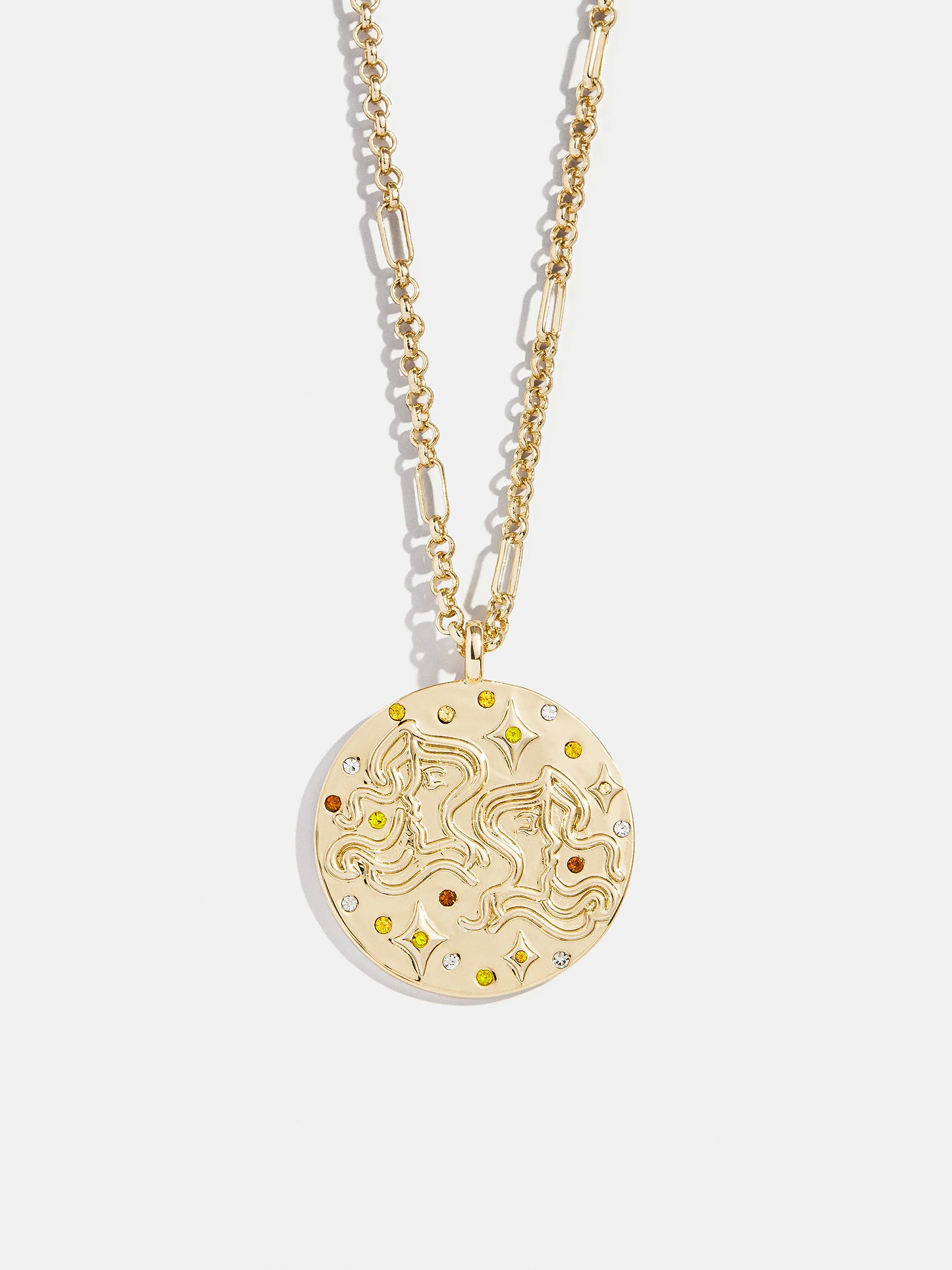 Zodiac Pendant Necklace - Gemini