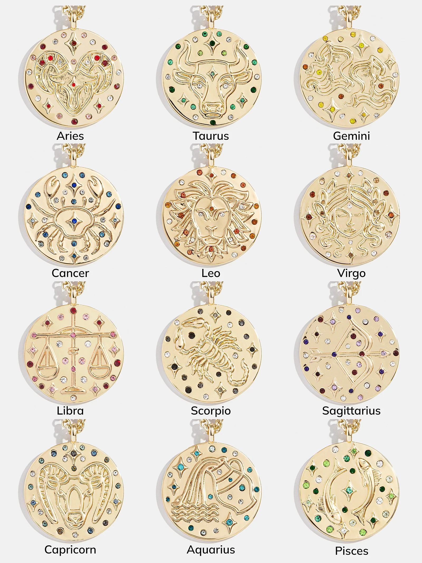 Zodiac Pendant Necklace - Libra - Image 4
