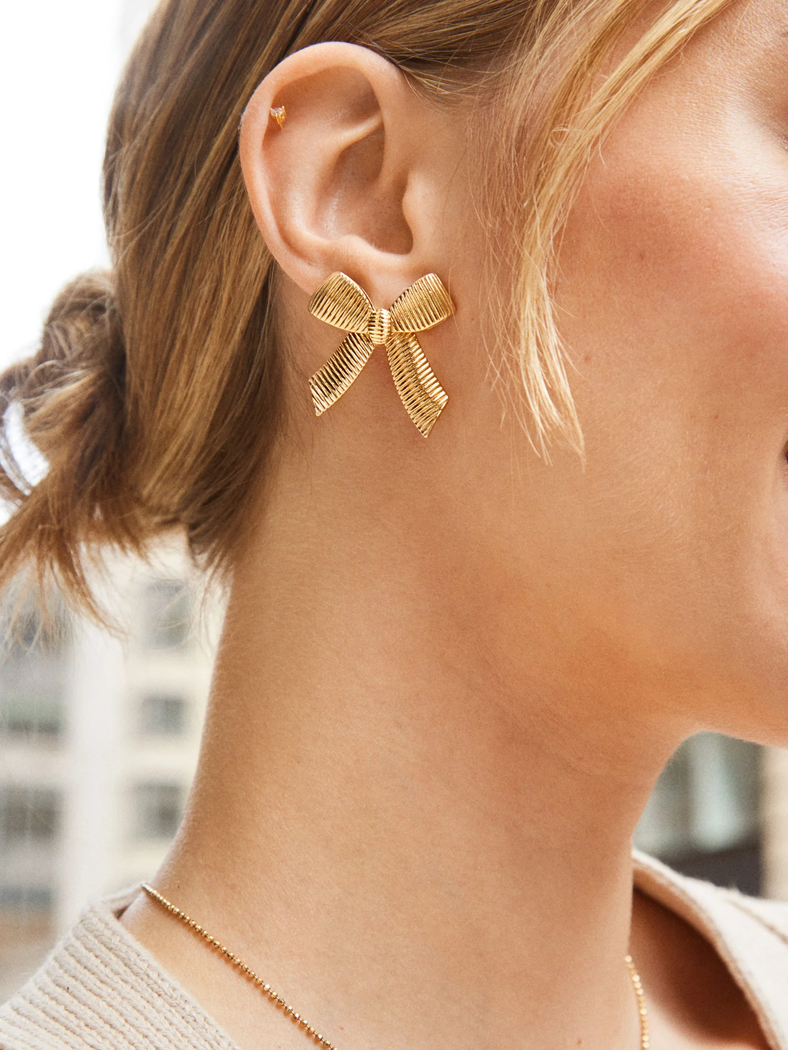 Camden Earrings - Gold - Image 2