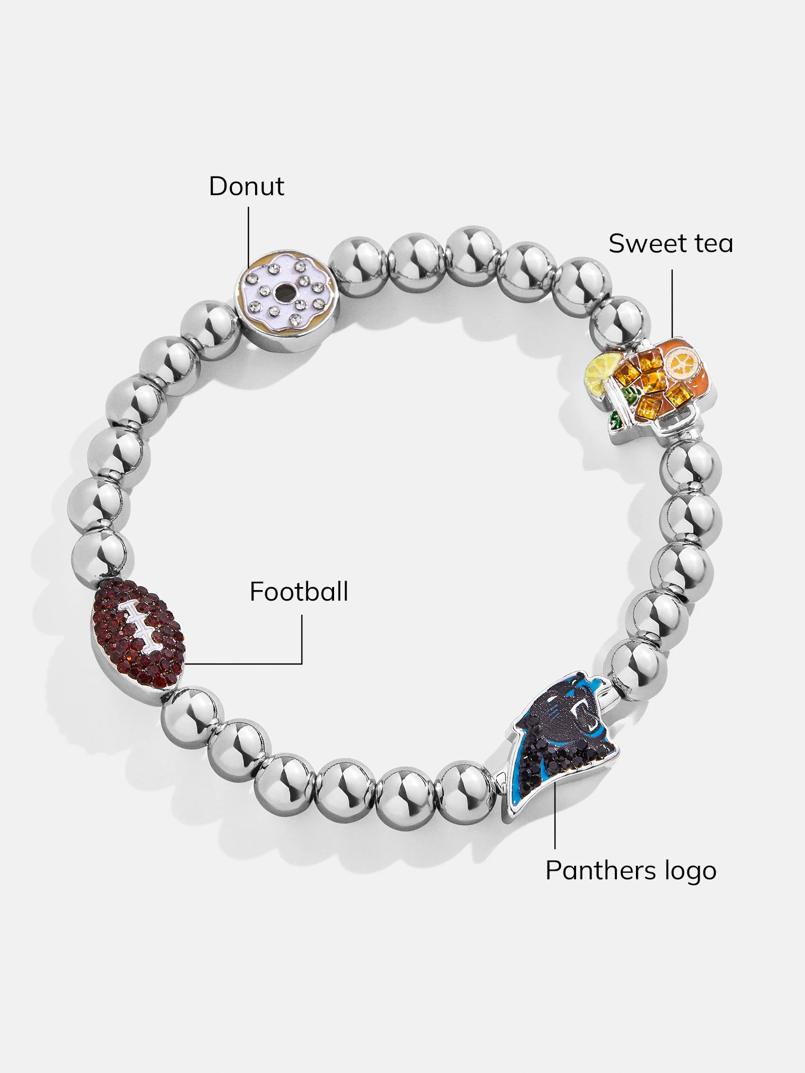 NFL Pisa Charm Bracelet - Carolina Panthers - Image 3