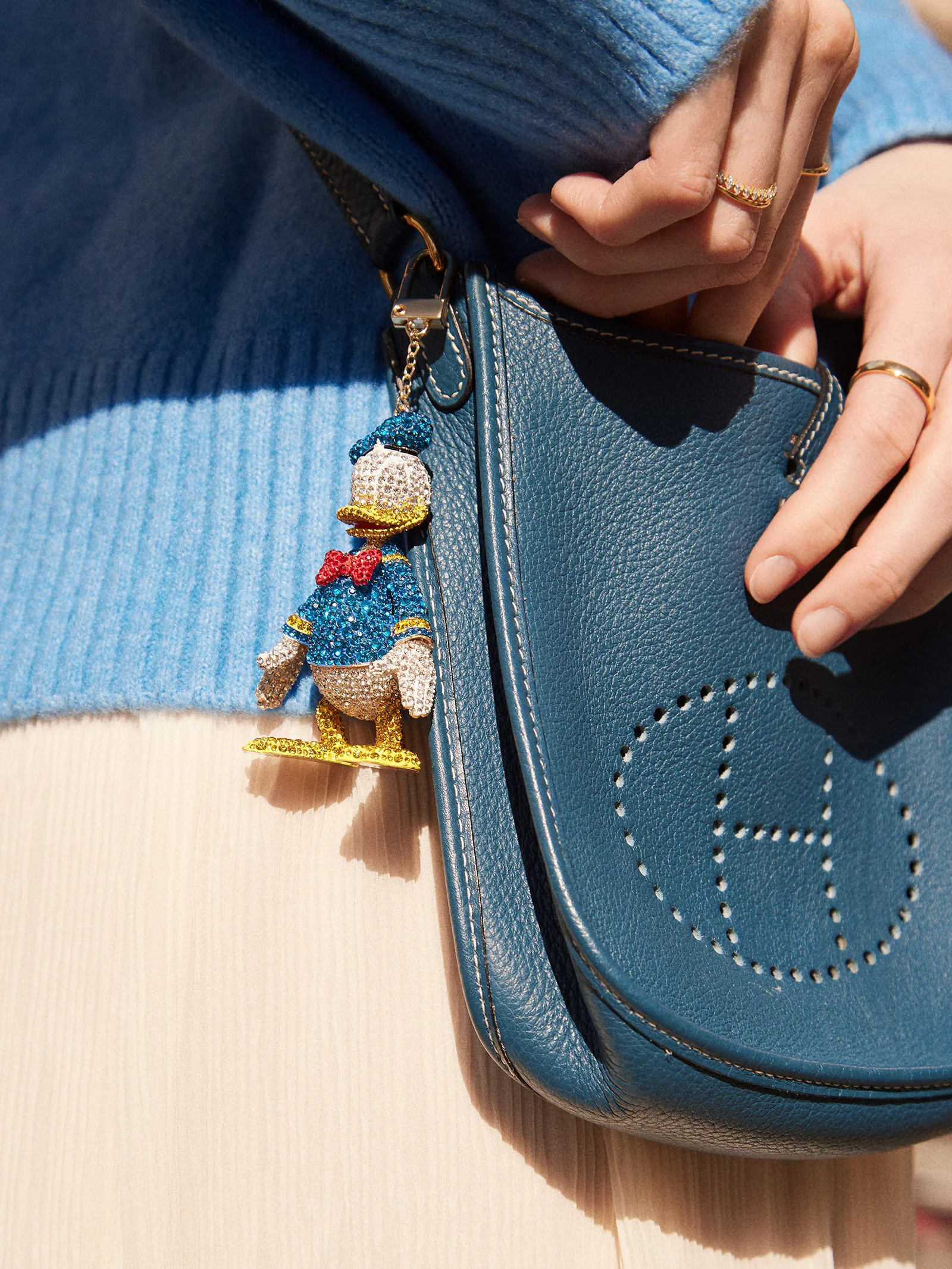 Disney Donald Duck Classic Pavé Bag Charm - Donald Duck - Image 3