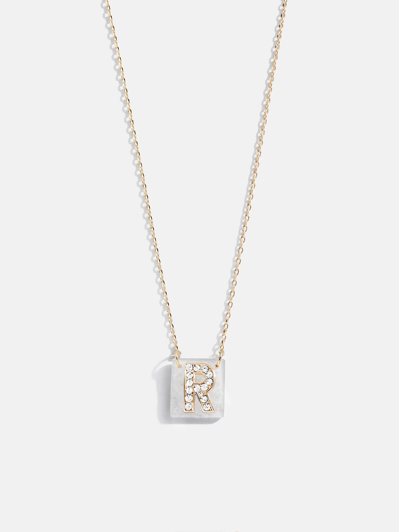 Clementine Initial Necklace - Gold/Pavé - Image 20