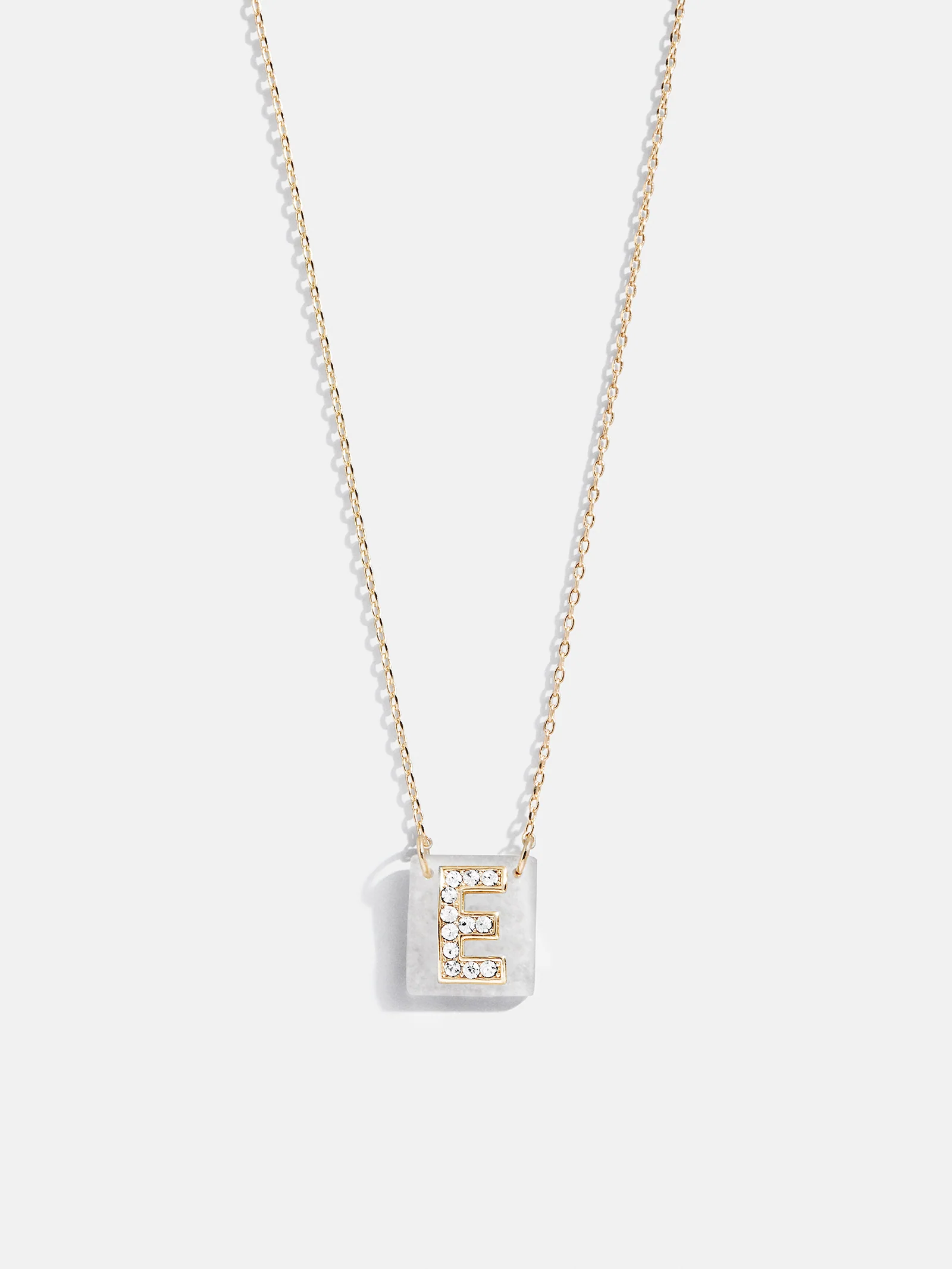 Clementine Initial Necklace - Gold/Pavé - Image 7