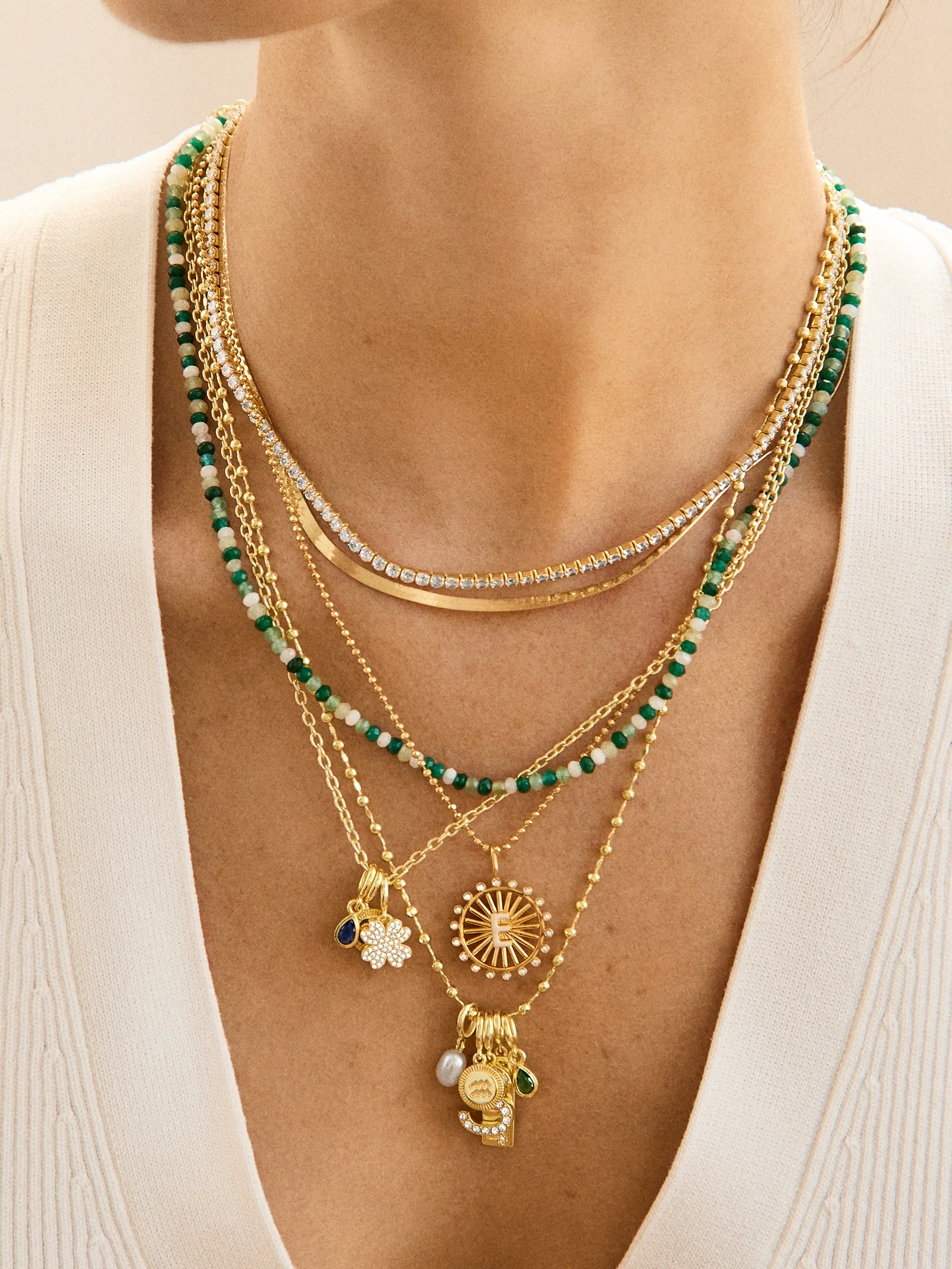 Luck Cluster Charm - Clover - Image 2