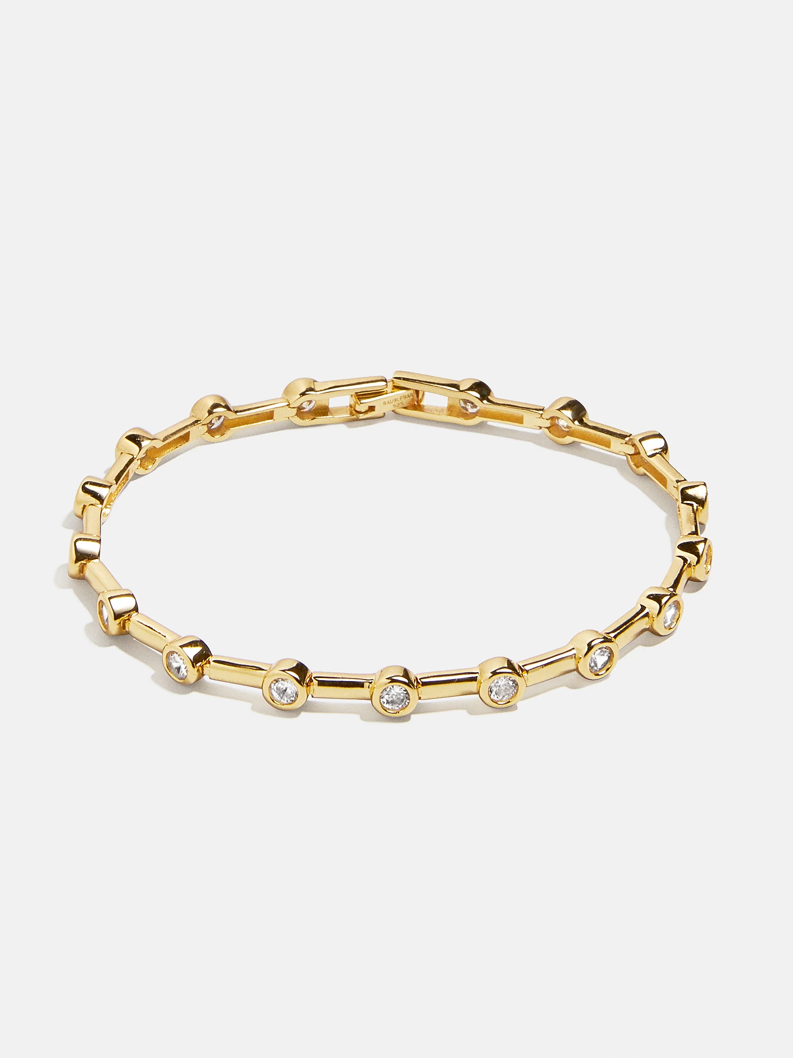 Eve 18K Gold Tennis Bracelet - Gold/Pavé - Image 3