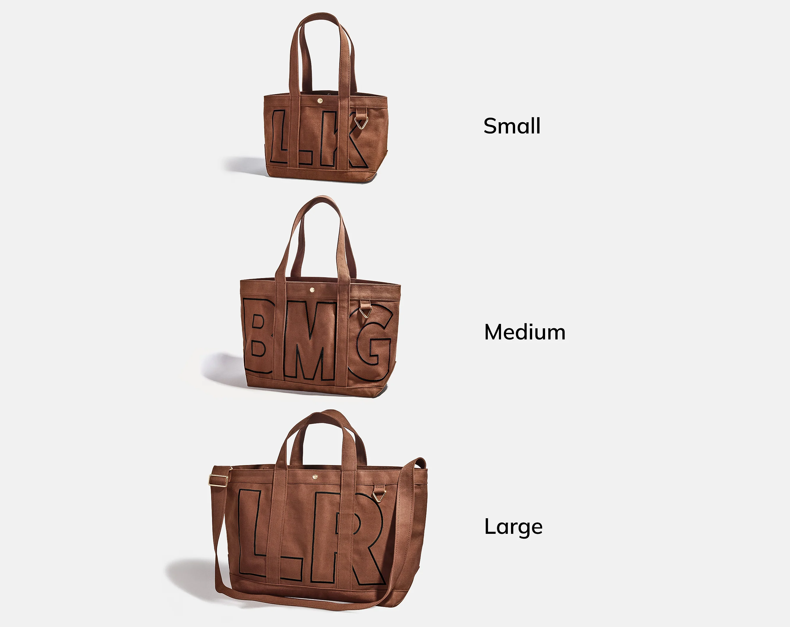 Custom Alpha Tote - Chocolate Brown - Image 12