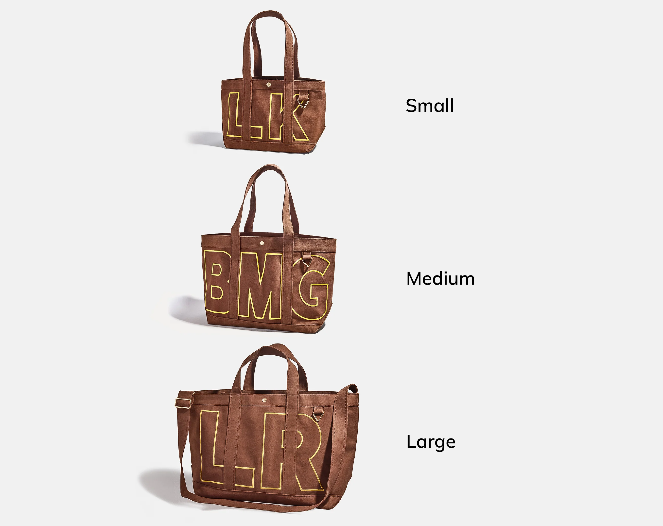 Custom Alpha Tote - Chocolate Brown - Image 22