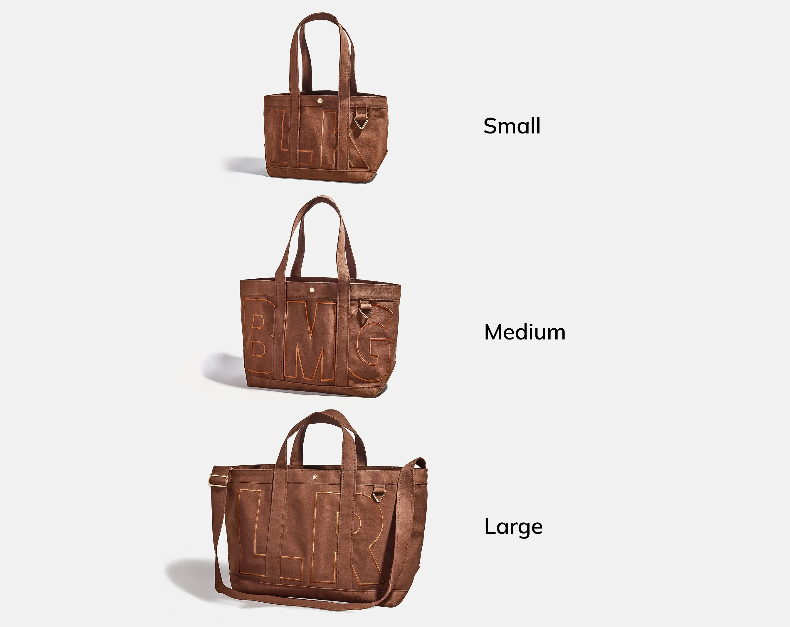 Custom Alpha Tote - Chocolate Brown - Image 42