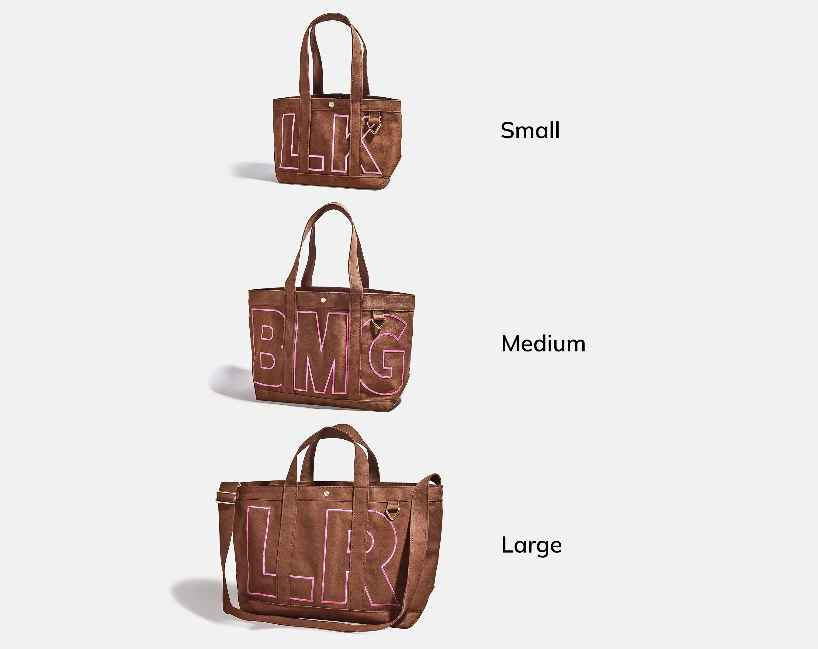 Custom Alpha Tote - Chocolate Brown - Image 62