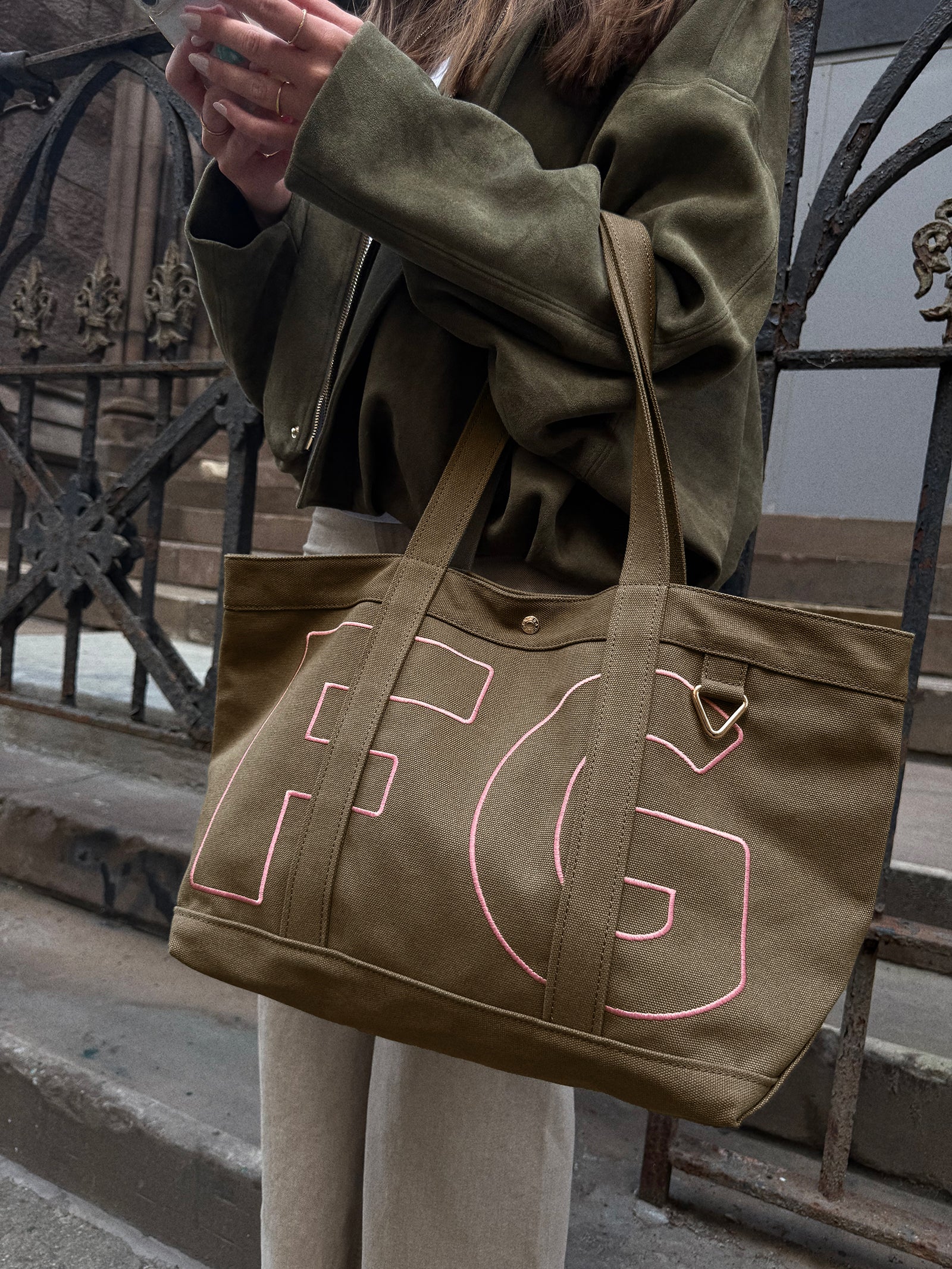 Custom Alpha Tote - Mushroom Taupe - Image 2