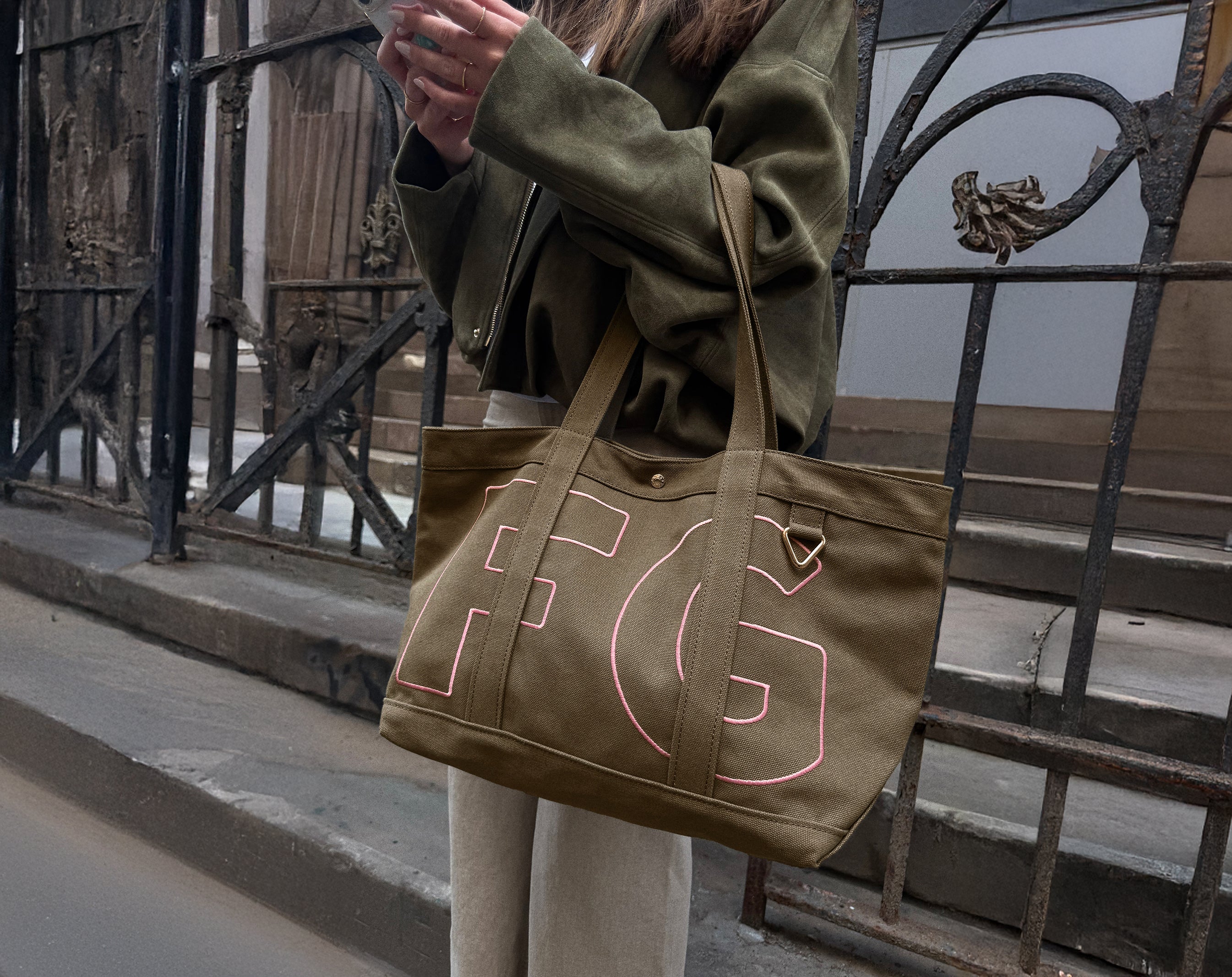 Custom Alpha Tote - Mushroom Taupe - Image 37