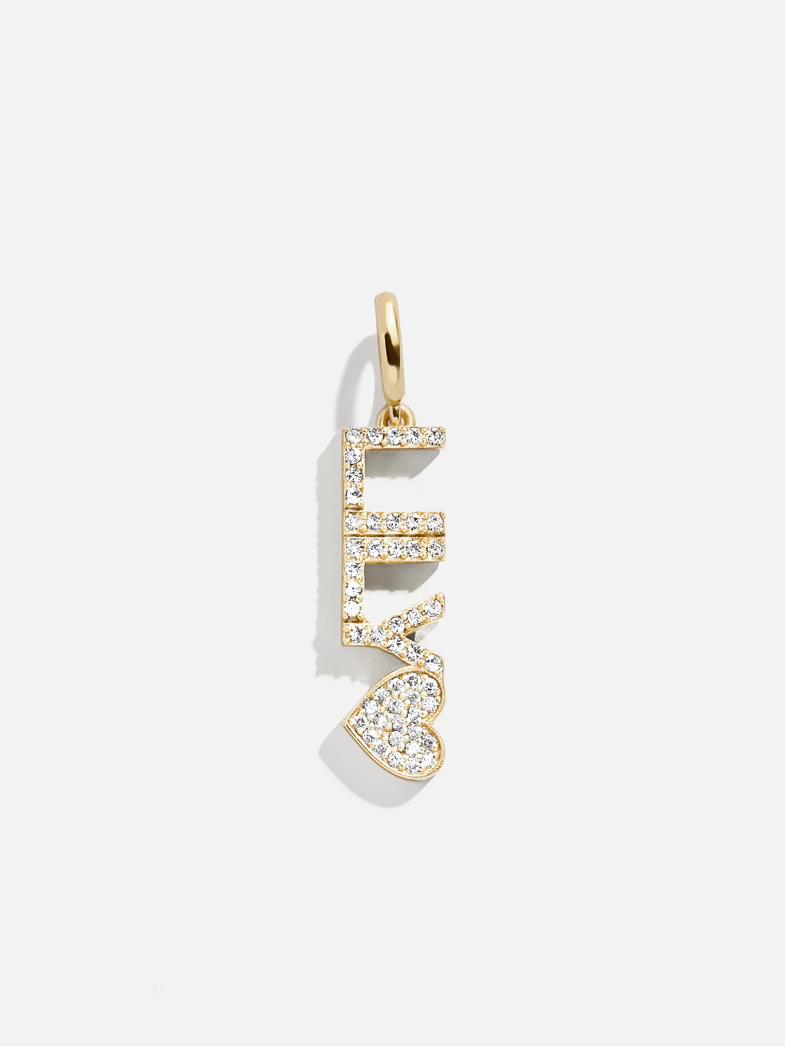 Motif Custom Nameplate Charm - Gold/Pavé - Image 9