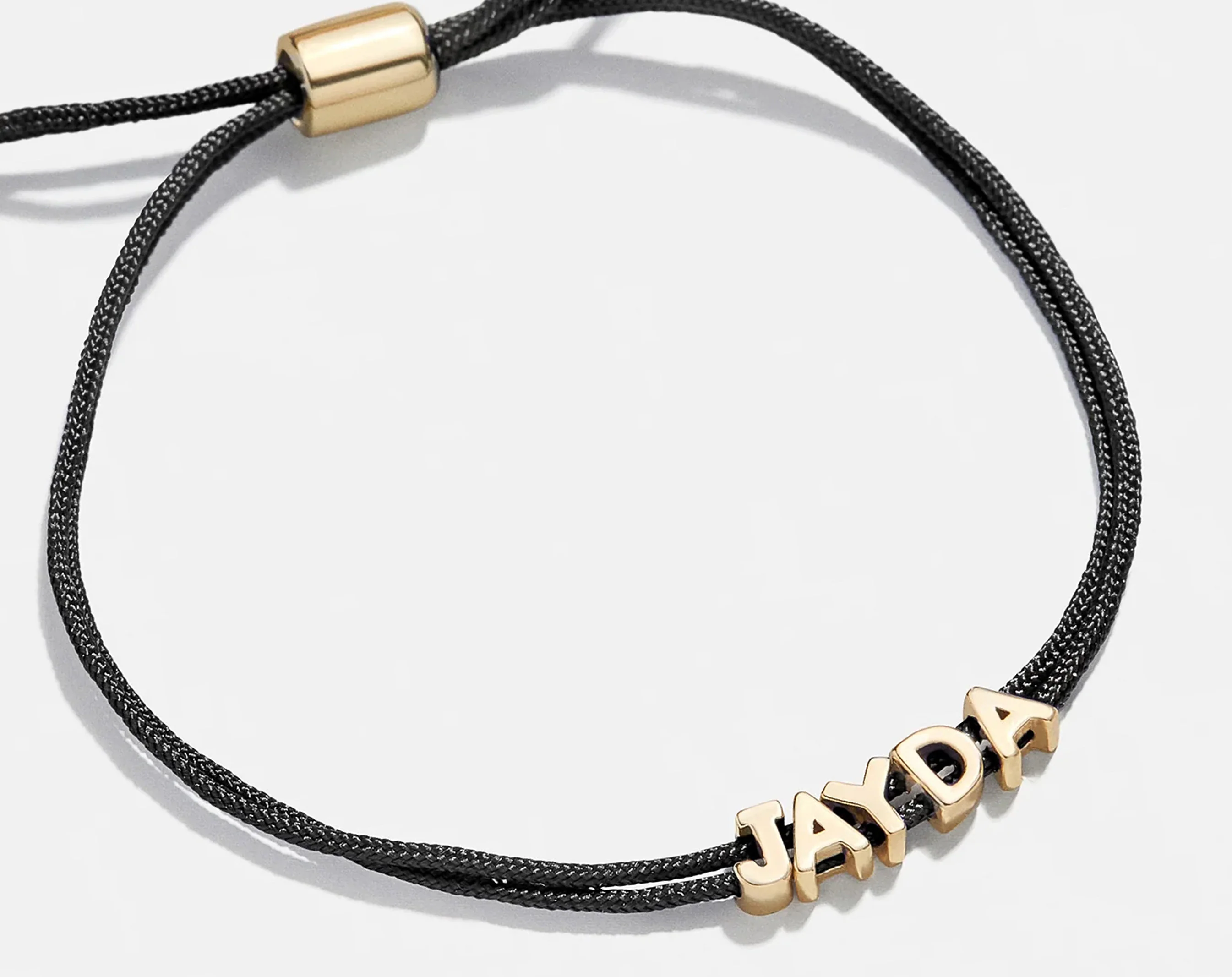 Custom Cord Bracelet - Black - Image 3