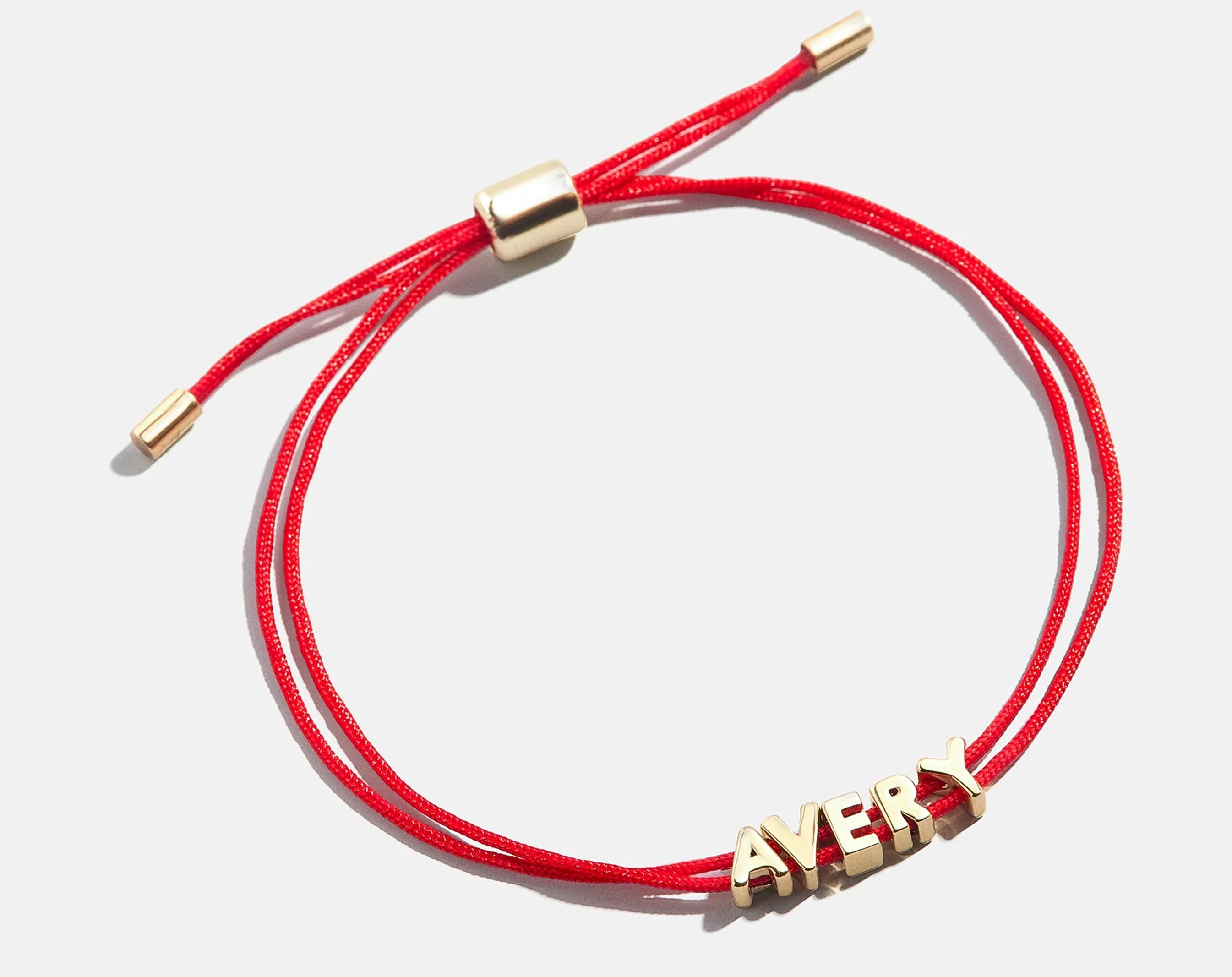 Custom Cord Bracelet - Bright Red - Image 5