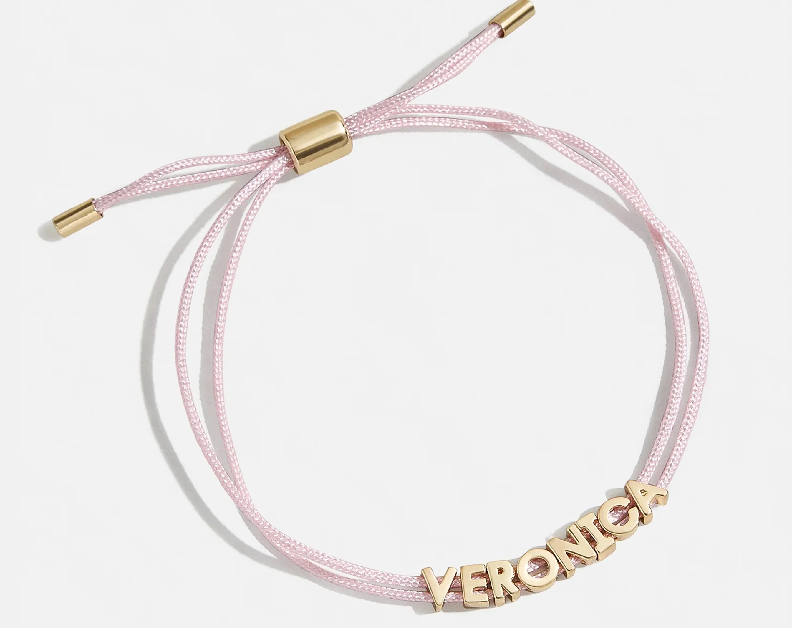 Custom Cord Bracelet - Soft Pink - Image 5