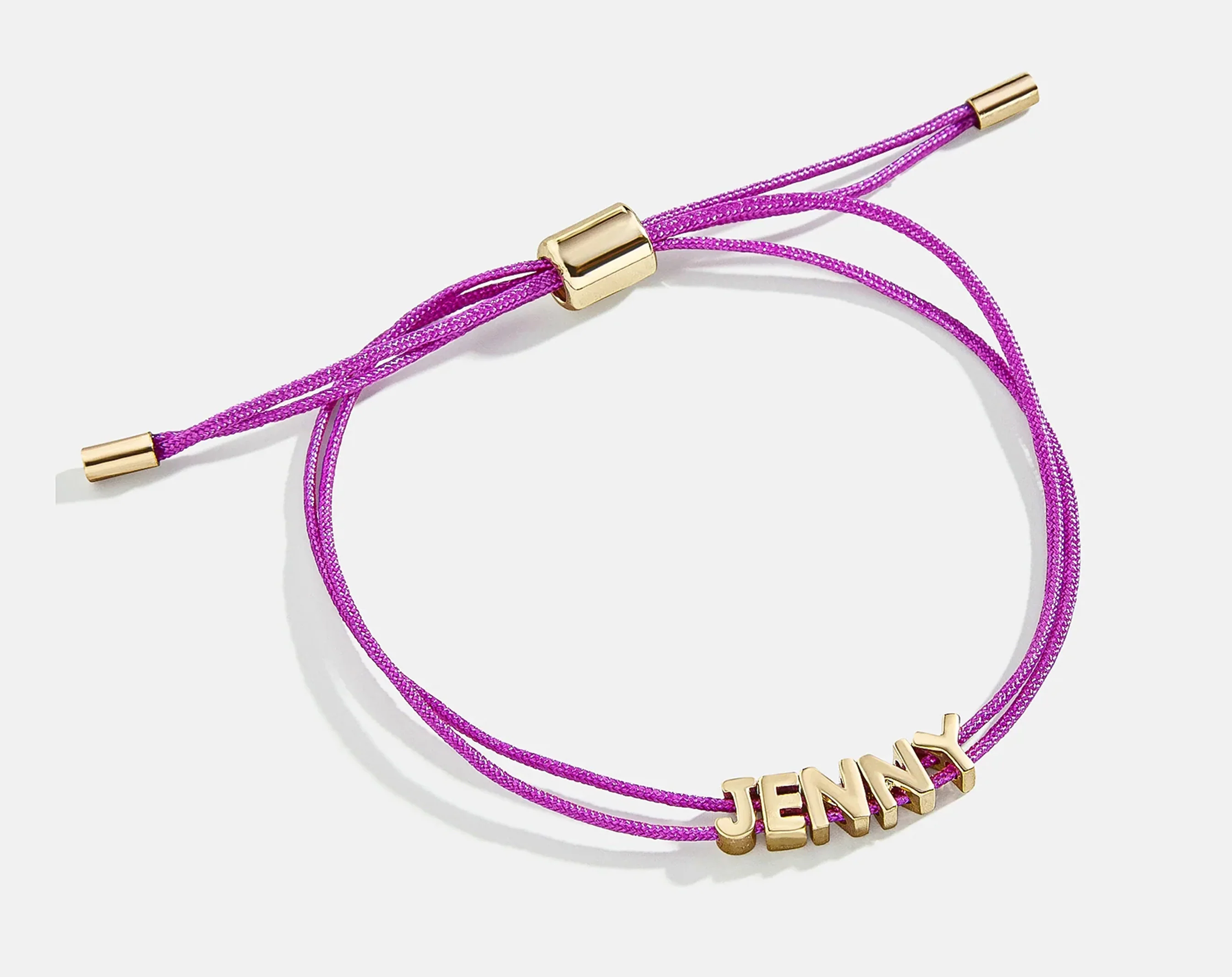 Custom Cord Bracelet - Neon Purple - Image 5