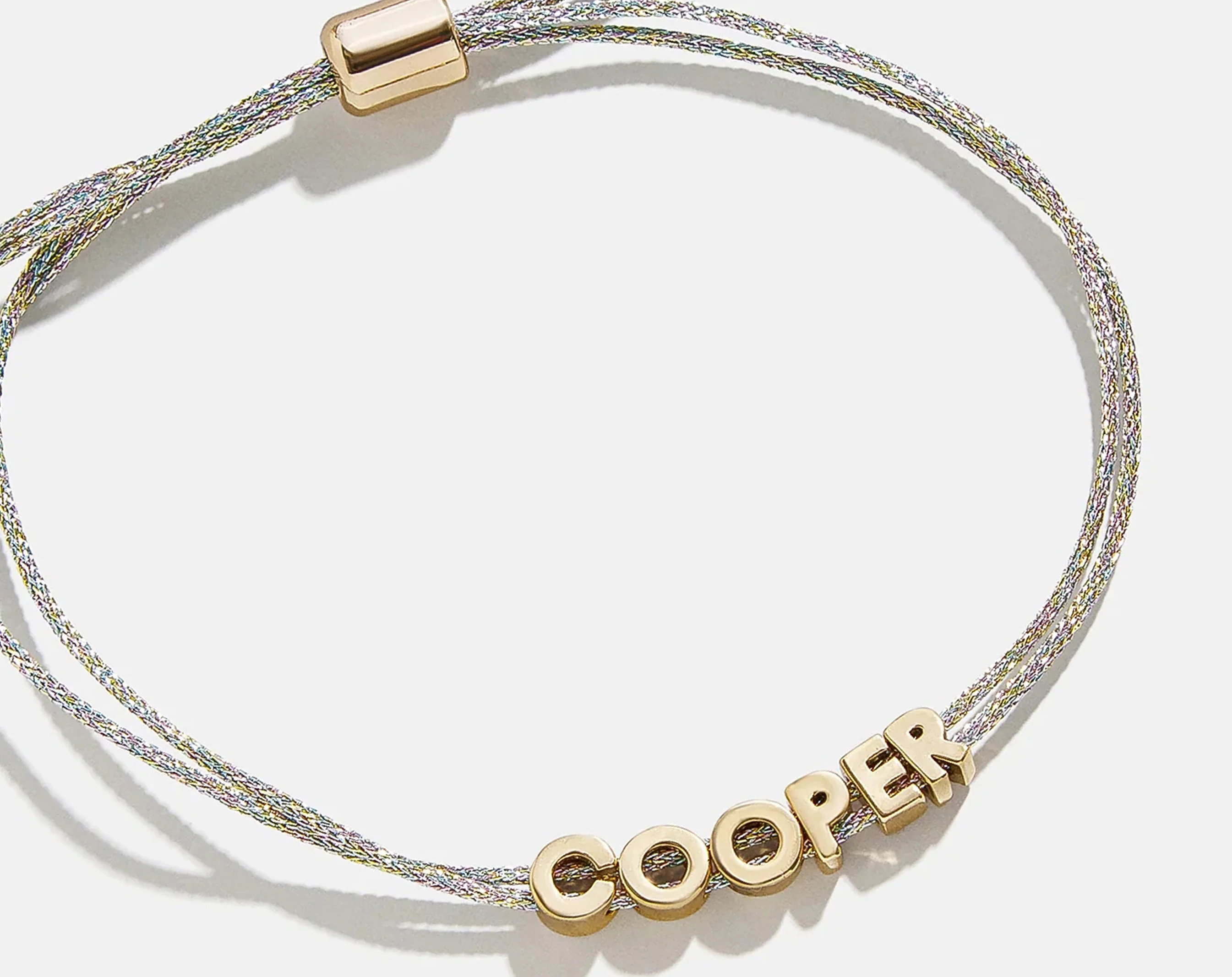 Custom Cord Bracelet - Silver - Image 3