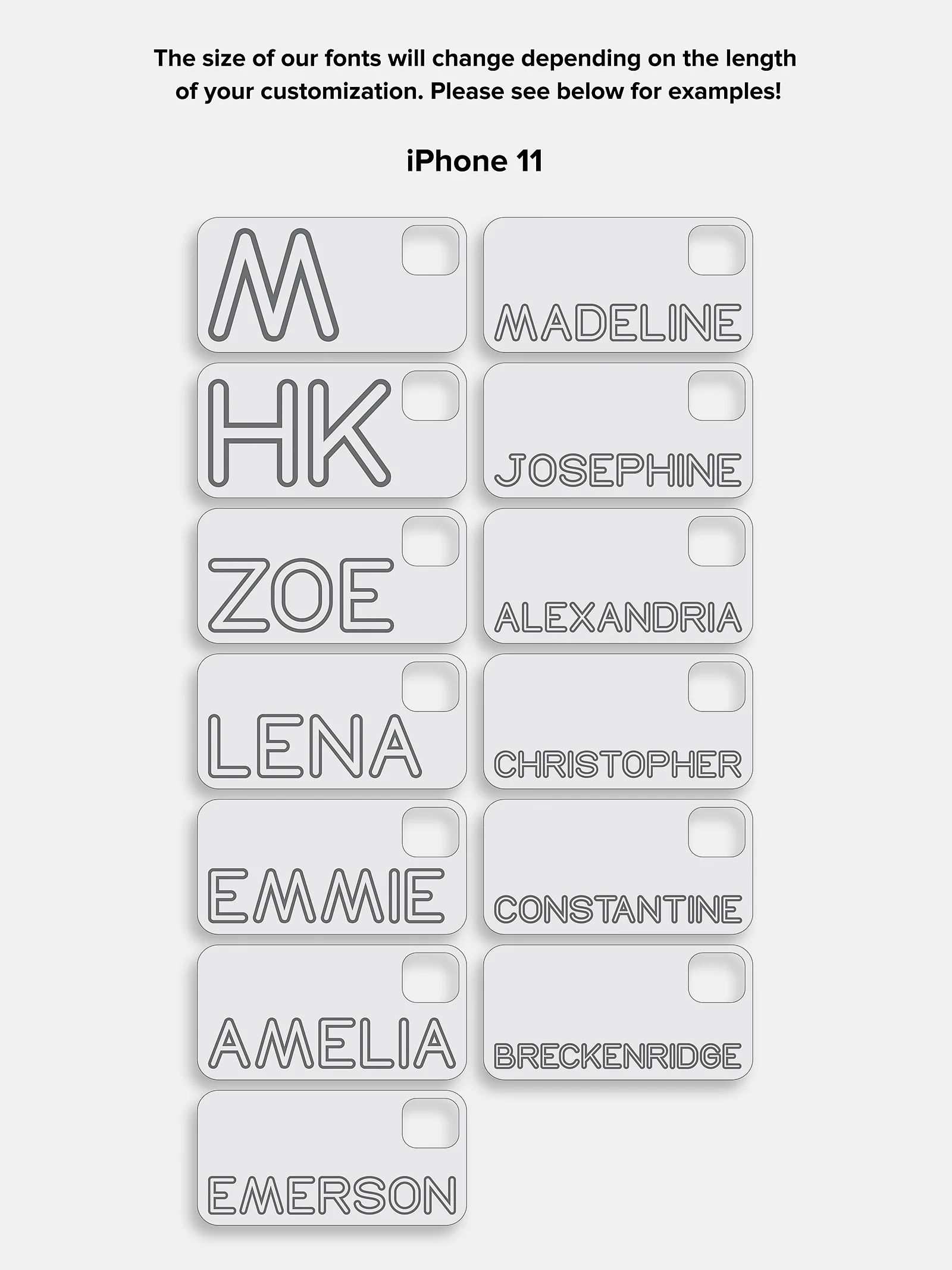 Fine Line Custom iPhone Case - Black/White - Image 7