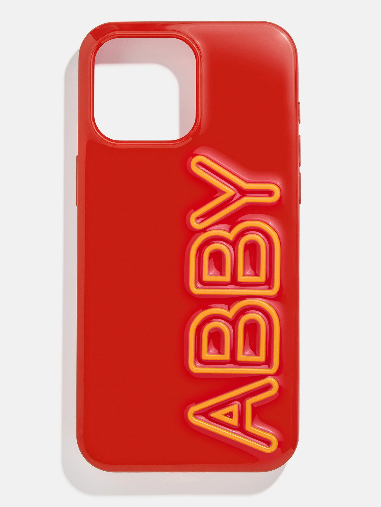 Fine Line Custom  Phone Case - Red/Yellow